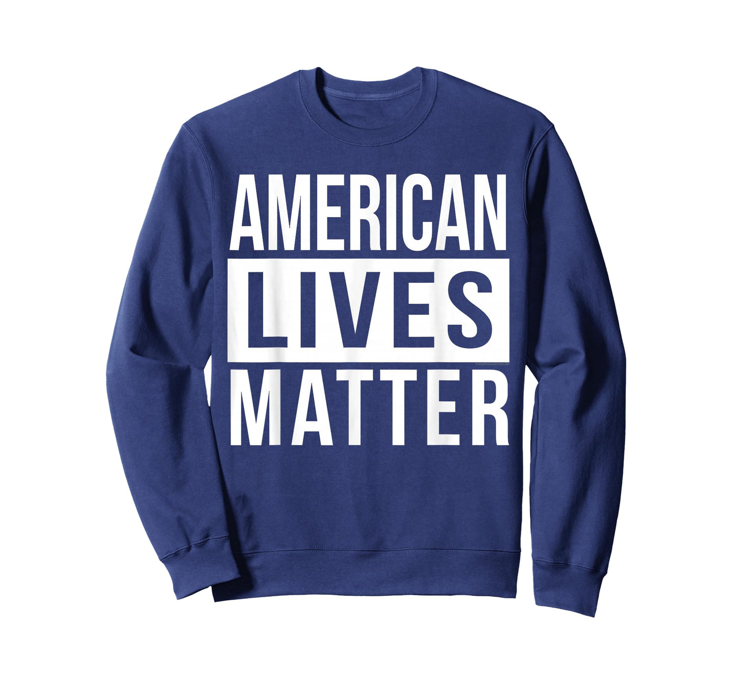 American Lives Matter Conservative Black and White Quote T-Shirt