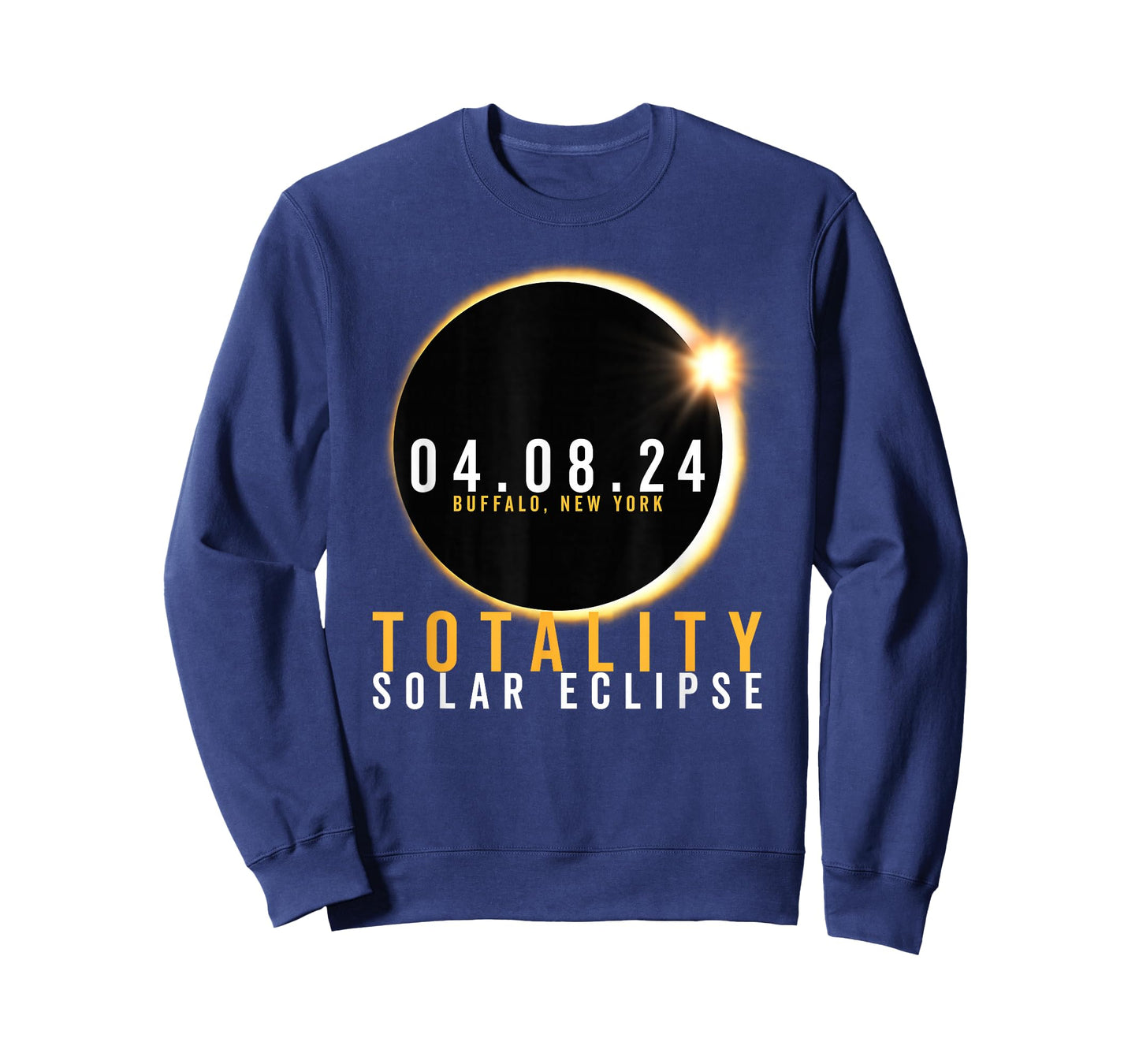Buffalo New York Total Solar Eclipse Totality April 08 2024 T-Shirt