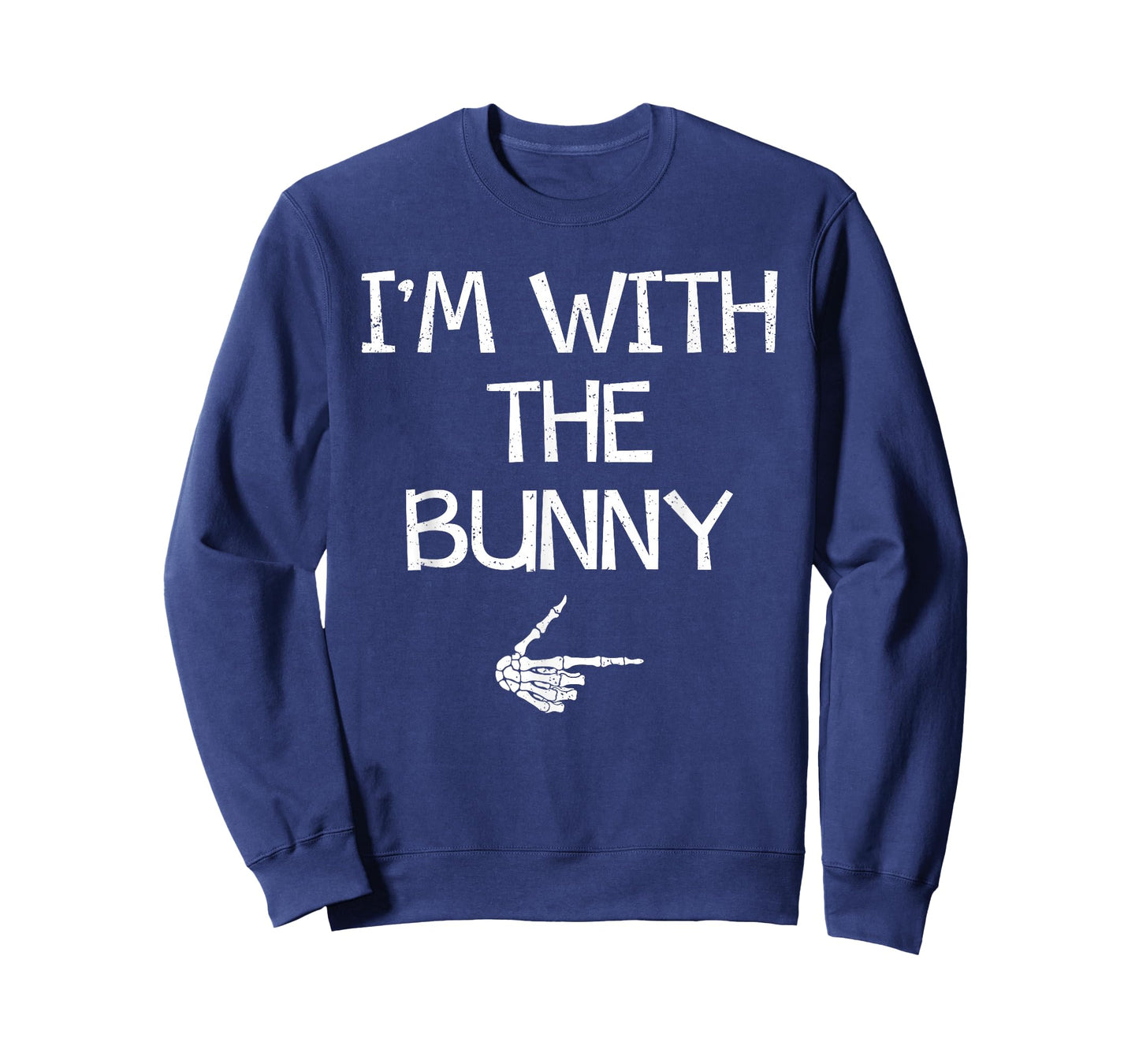 I'm With The Bunny Funny Halloween Costume Couples Matching T-Shirt