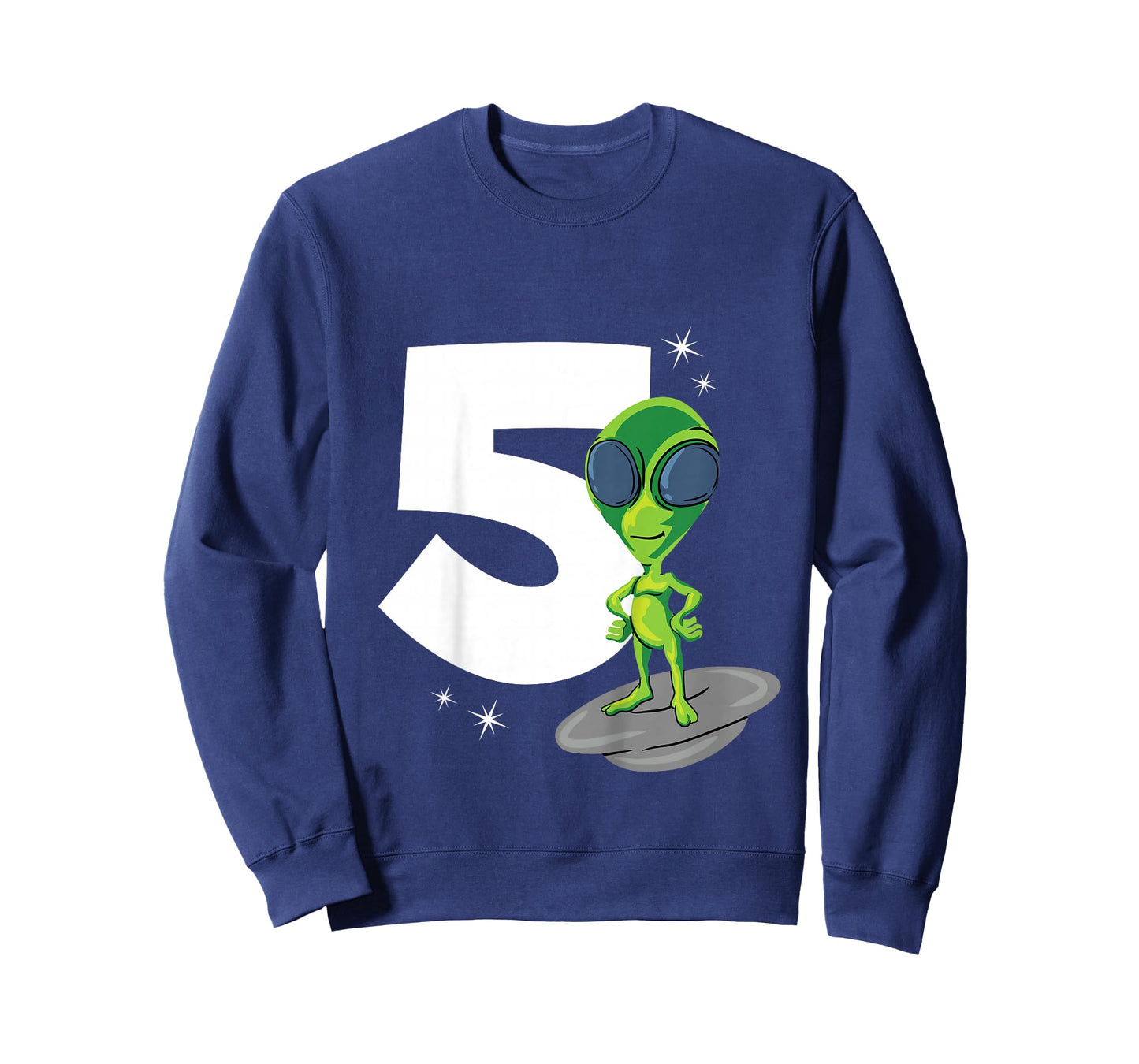 Alien 5 Year Old Boy 5th Birthday T-Shirt