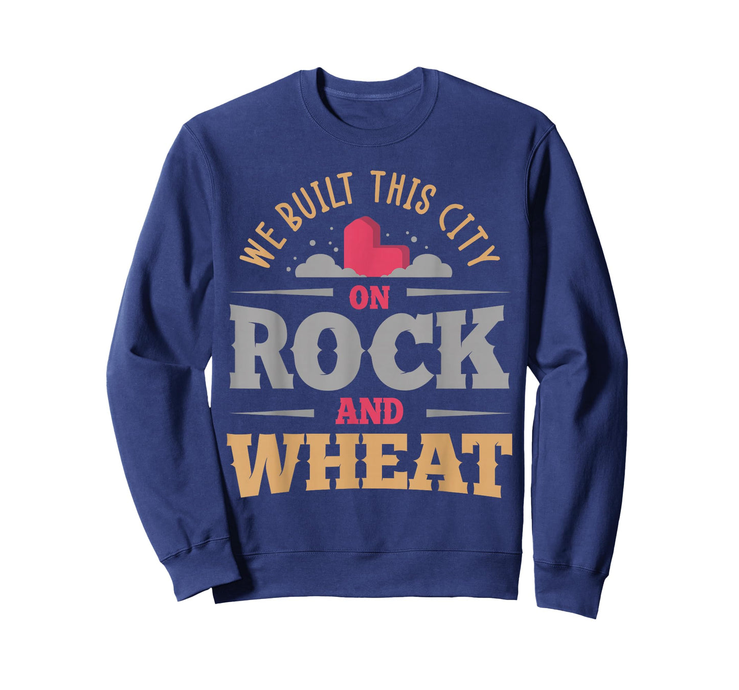 we built this city on rock and wheat or Board game T-Shirt