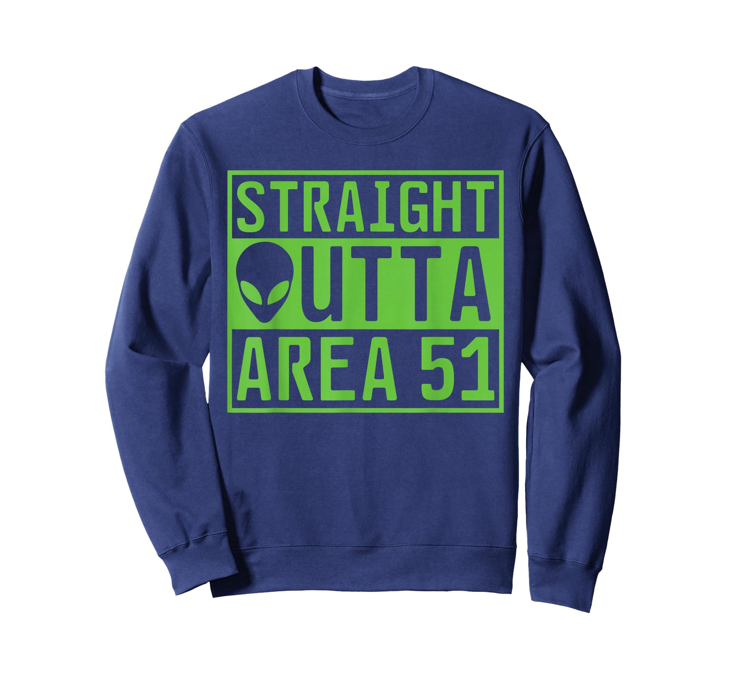 Straight Outta Area 51 Alien UFO Hunting T-Shirt