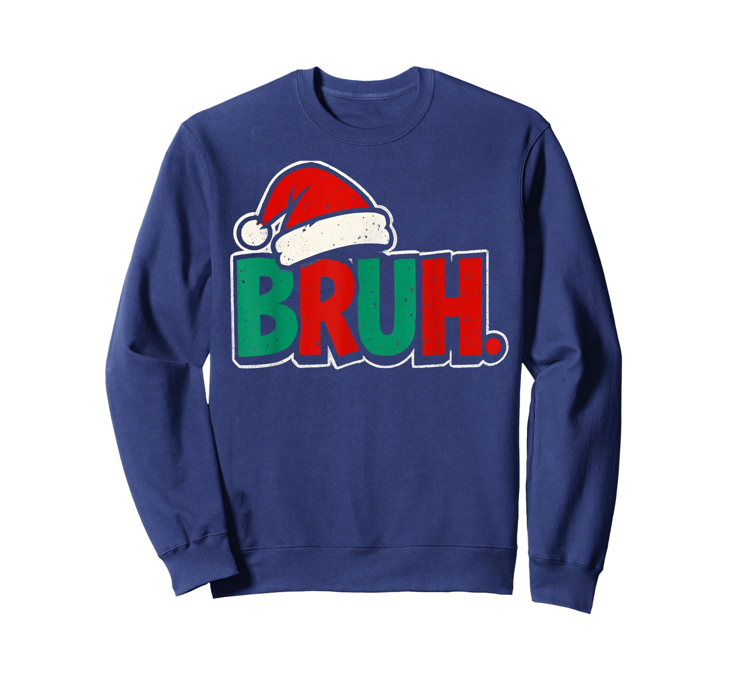 Bruh Funny Saying Bro Teens Boys Kids Christmas Pajamas Xmas T-Shirt