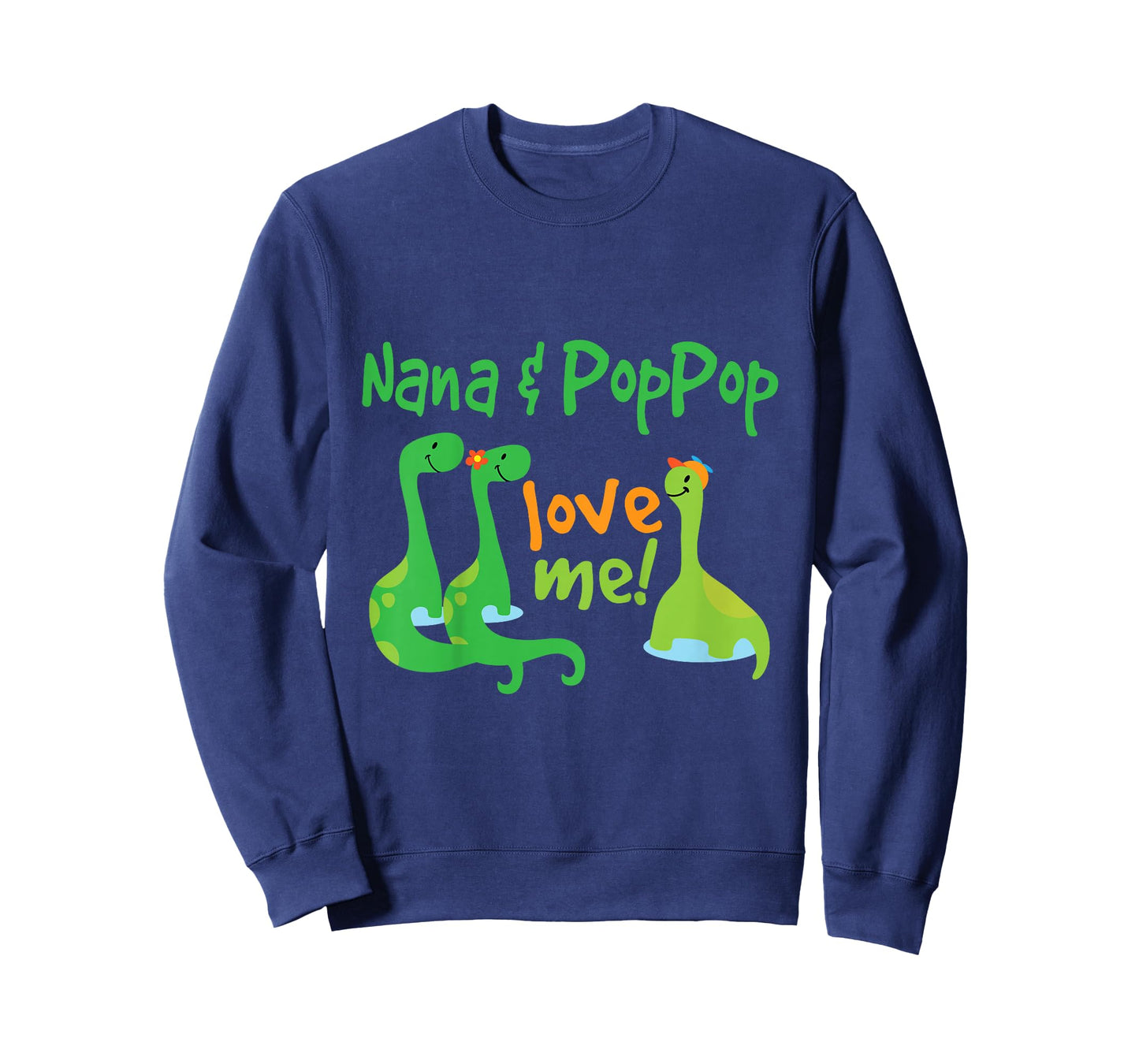 Kids Nana and PopPop Love Me Grandson Dinosaur T-Shirt
