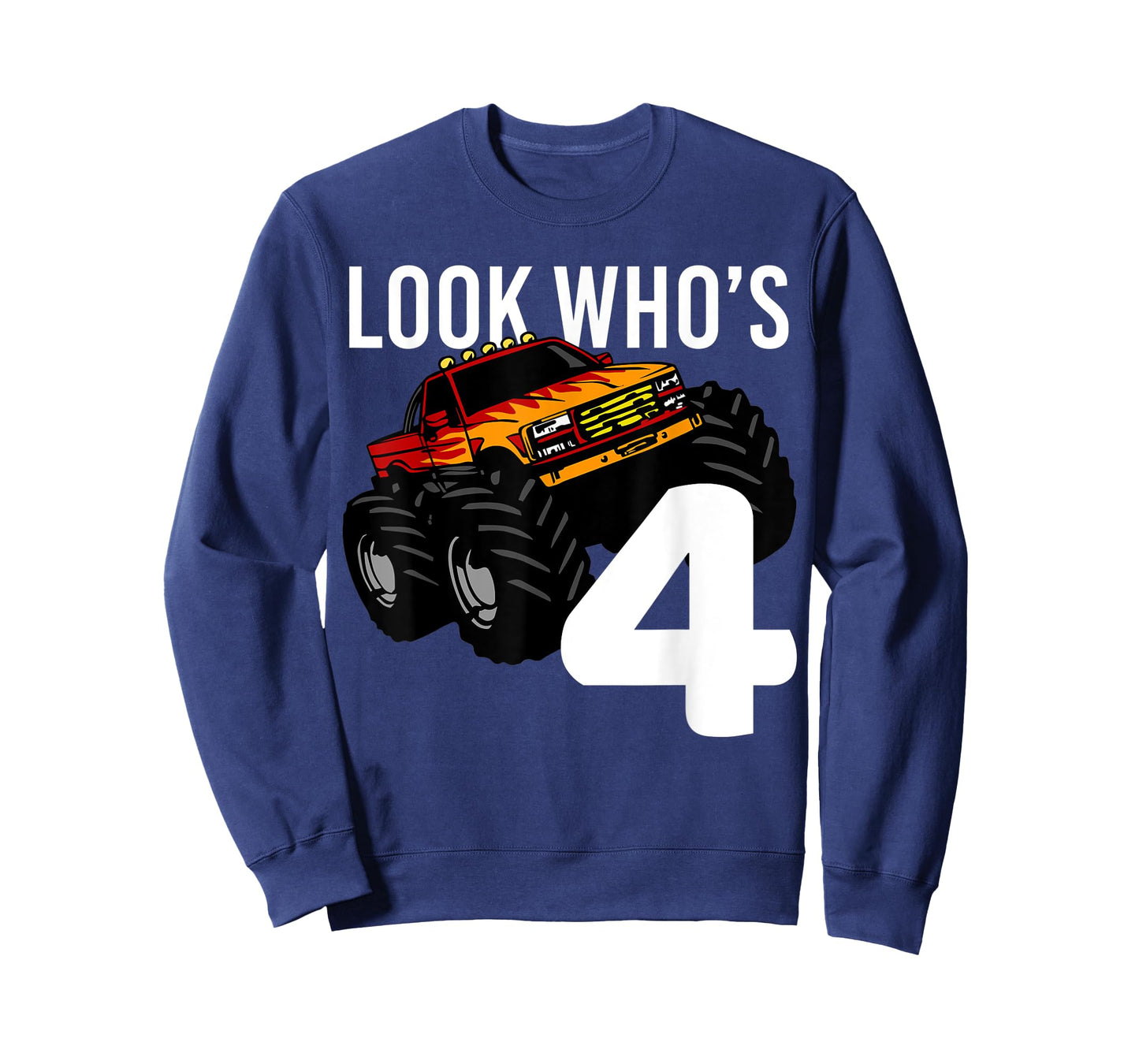Monster Truck 4th Birthday for Boys | 4 year old Gift T-Shirt