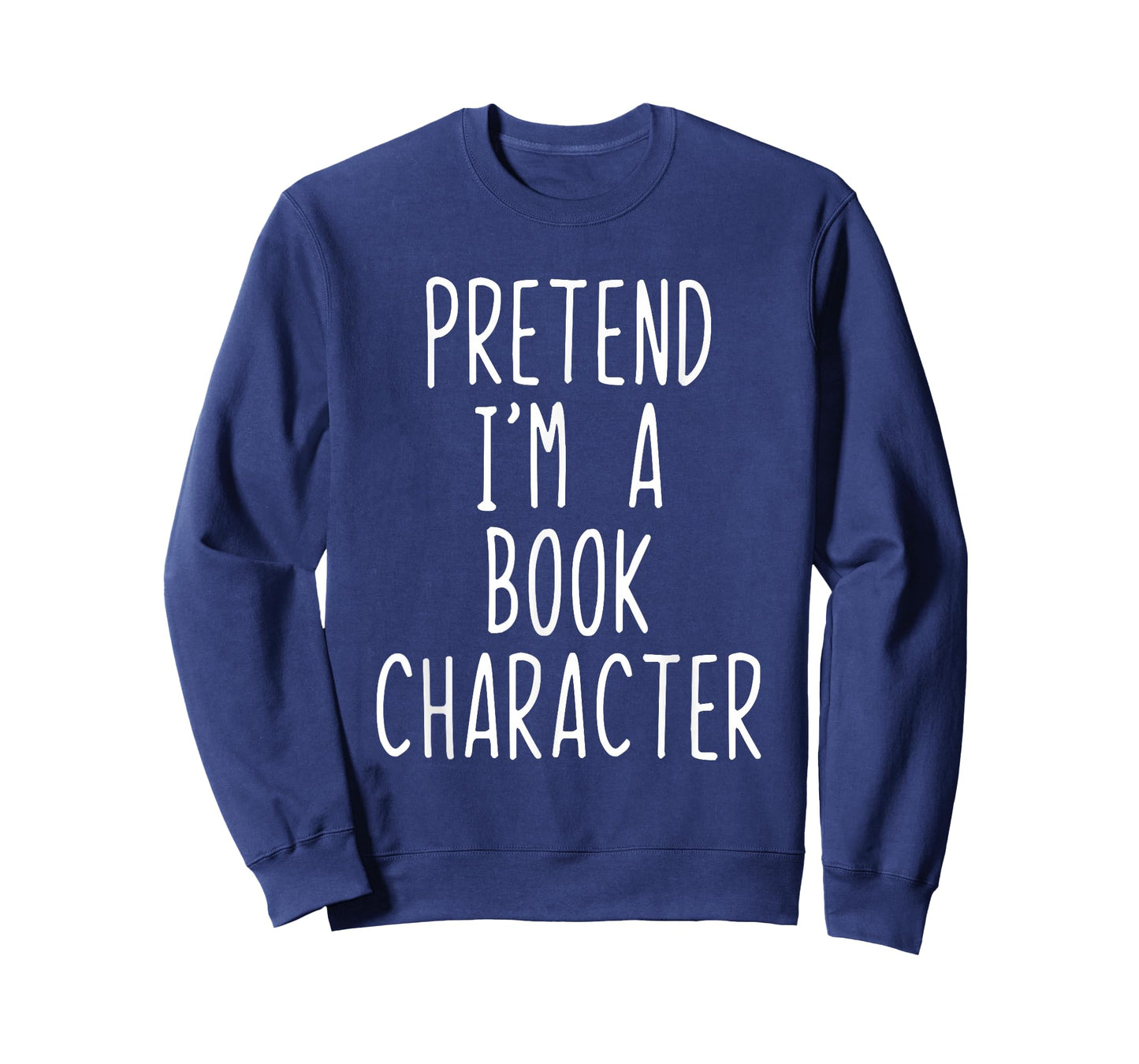 Pretend I'm Book Character Costume Halloween Lazy Adult Kids T-Shirt