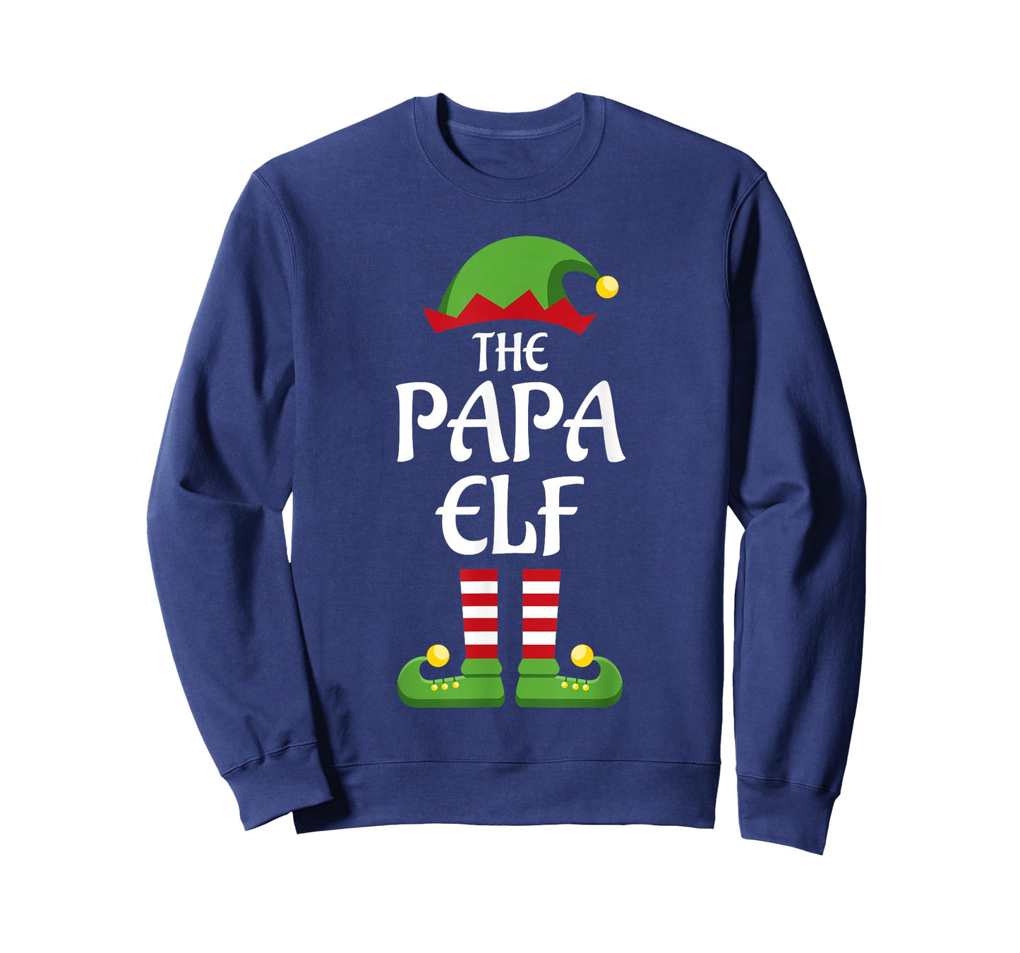 Papa Elf Family Matching Group Christmas Dad T-Shirt