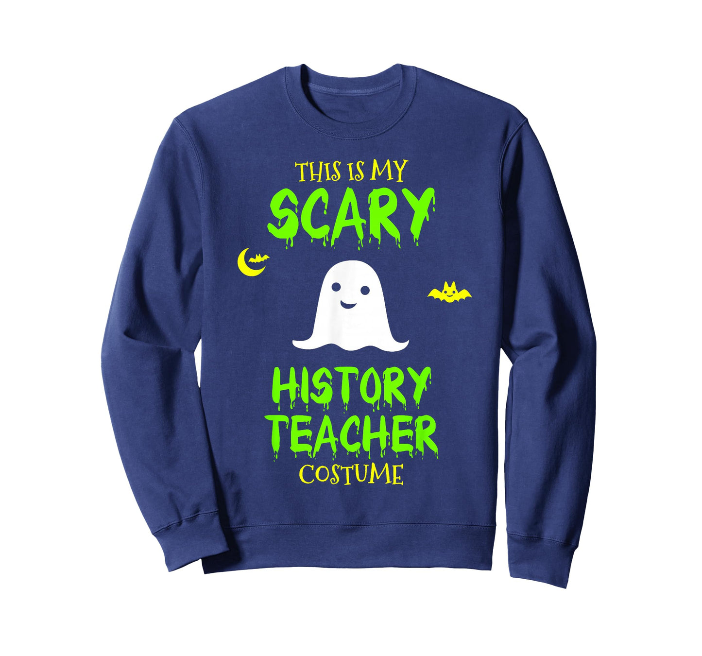 Scary History Teacher Costume Halloween Lazy Easy T-Shirt