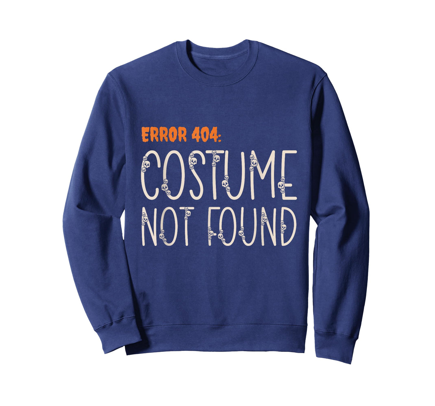 Error 404 Costume Not Found Outfit Funny Lazy Halloween T-Shirt