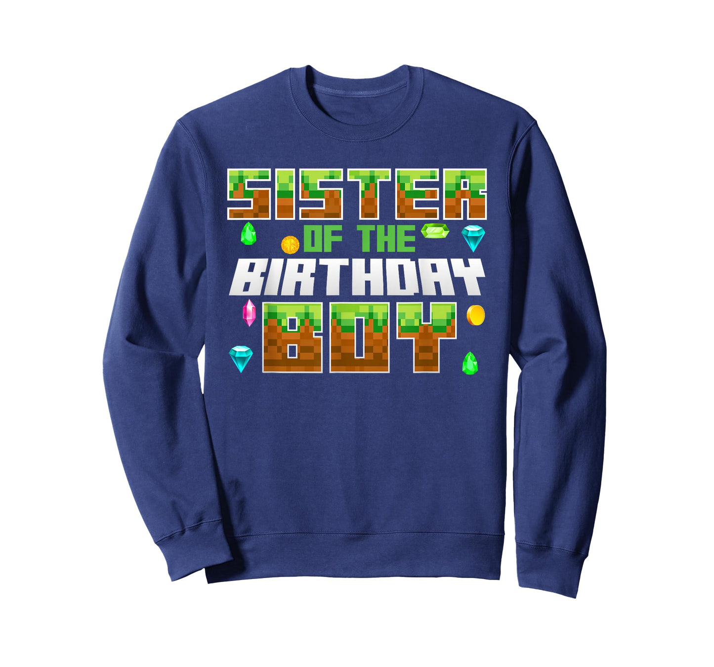 Sister Of The Birthday Boy Video Gamer Pixel Number T-Shirt