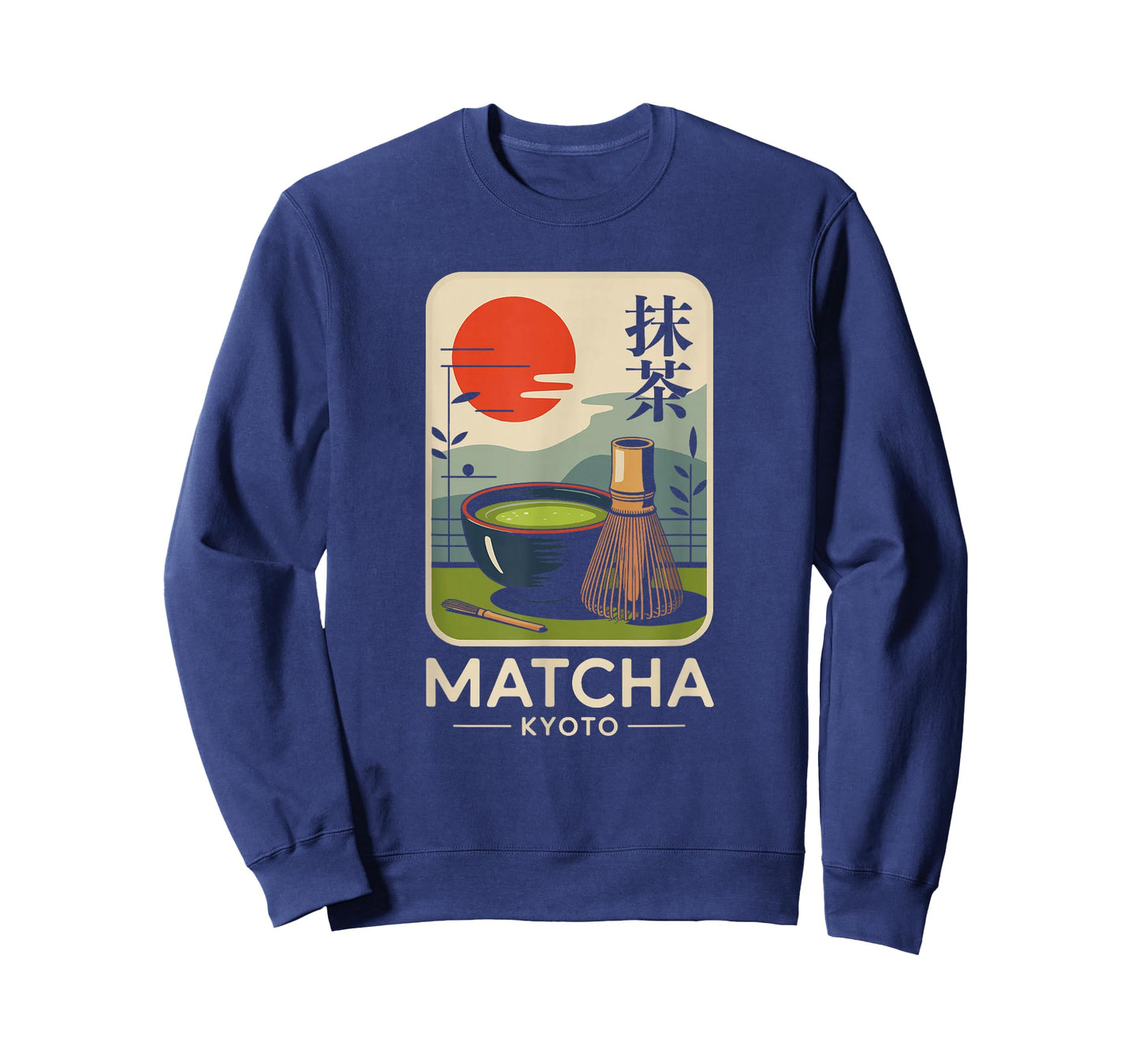 Matcha Japan Kyoto Tea Retro Japanese Kanji Souvenir T-Shirt