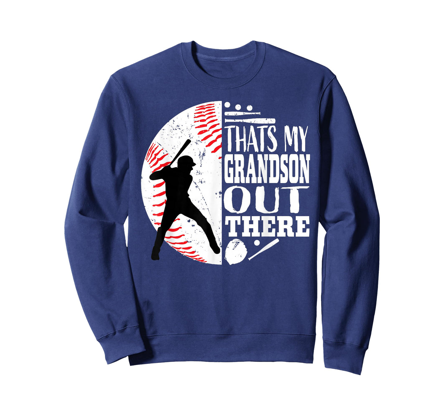 Thats My Grandson Out There Baseball Grandma Grandpa Graphic T-Shirt