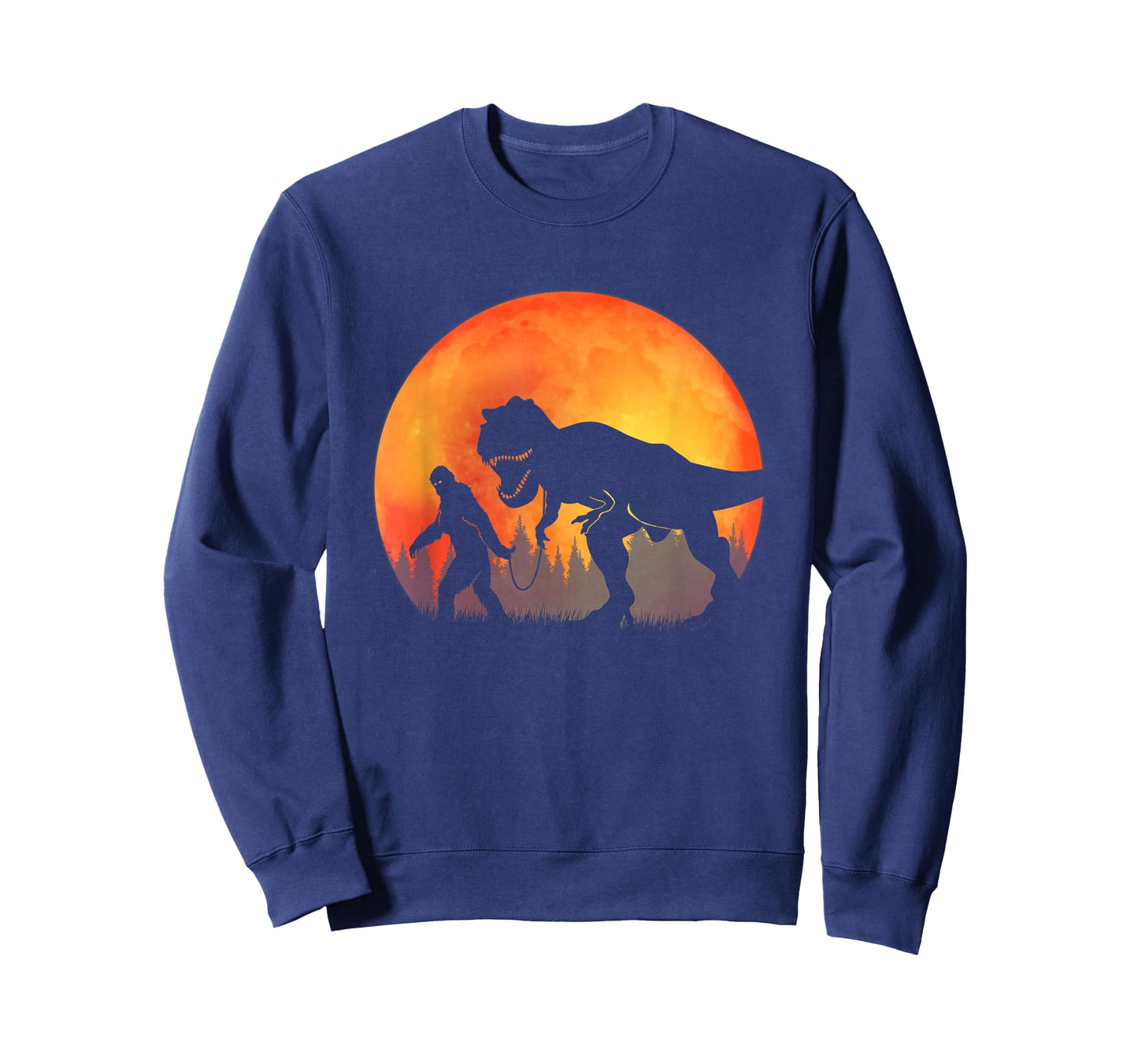 Bigfoot Dinosaur - Bigfoot and TRex T-Shirt
