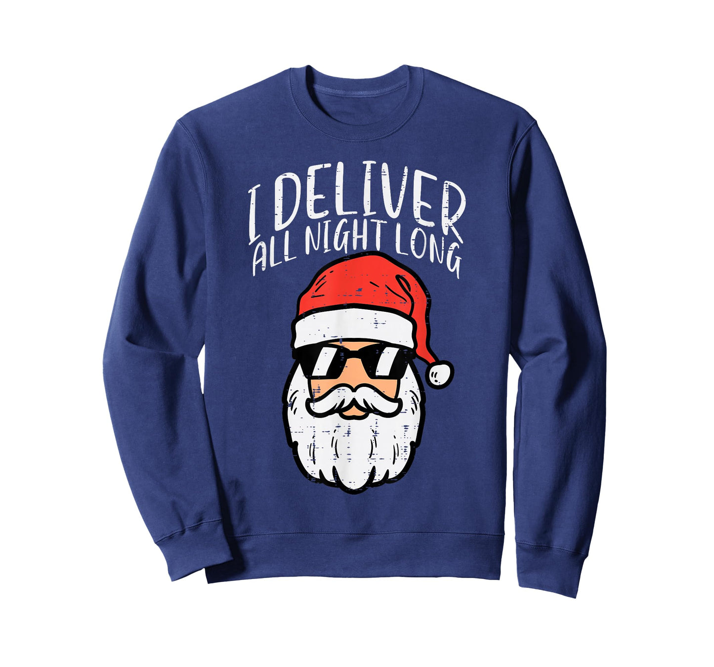 Santa I Deliver All Night Funny Christmas Xmas Adult Naughty T-Shirt