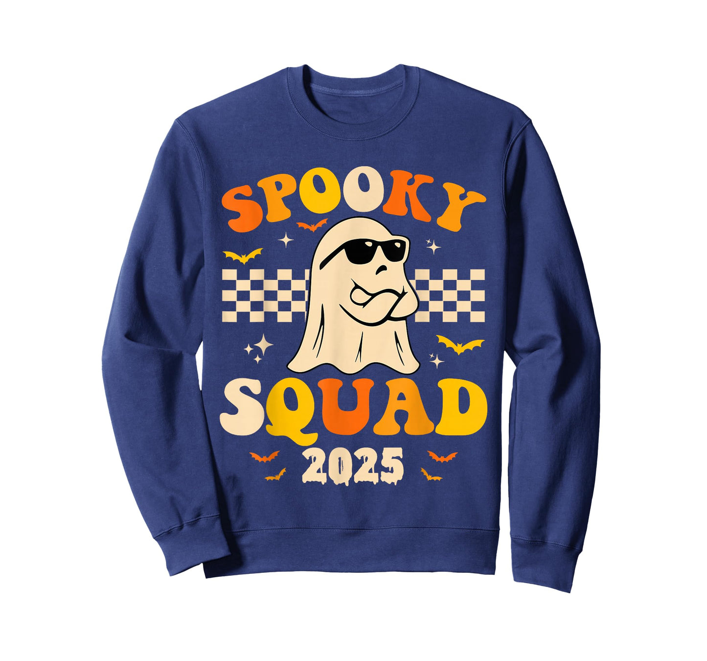 Spooky Squad 2025 Spooky Season Funny Boo Boy Girl Halloween T-Shirt