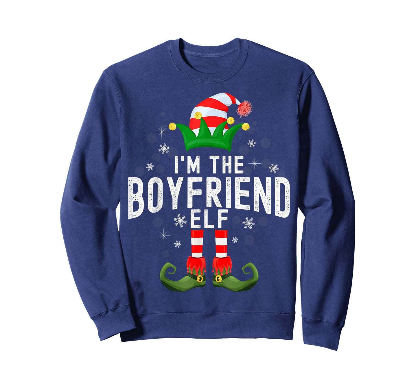 I'm The Boyfriend Elf Christmas Family PJS Costume T-Shirt