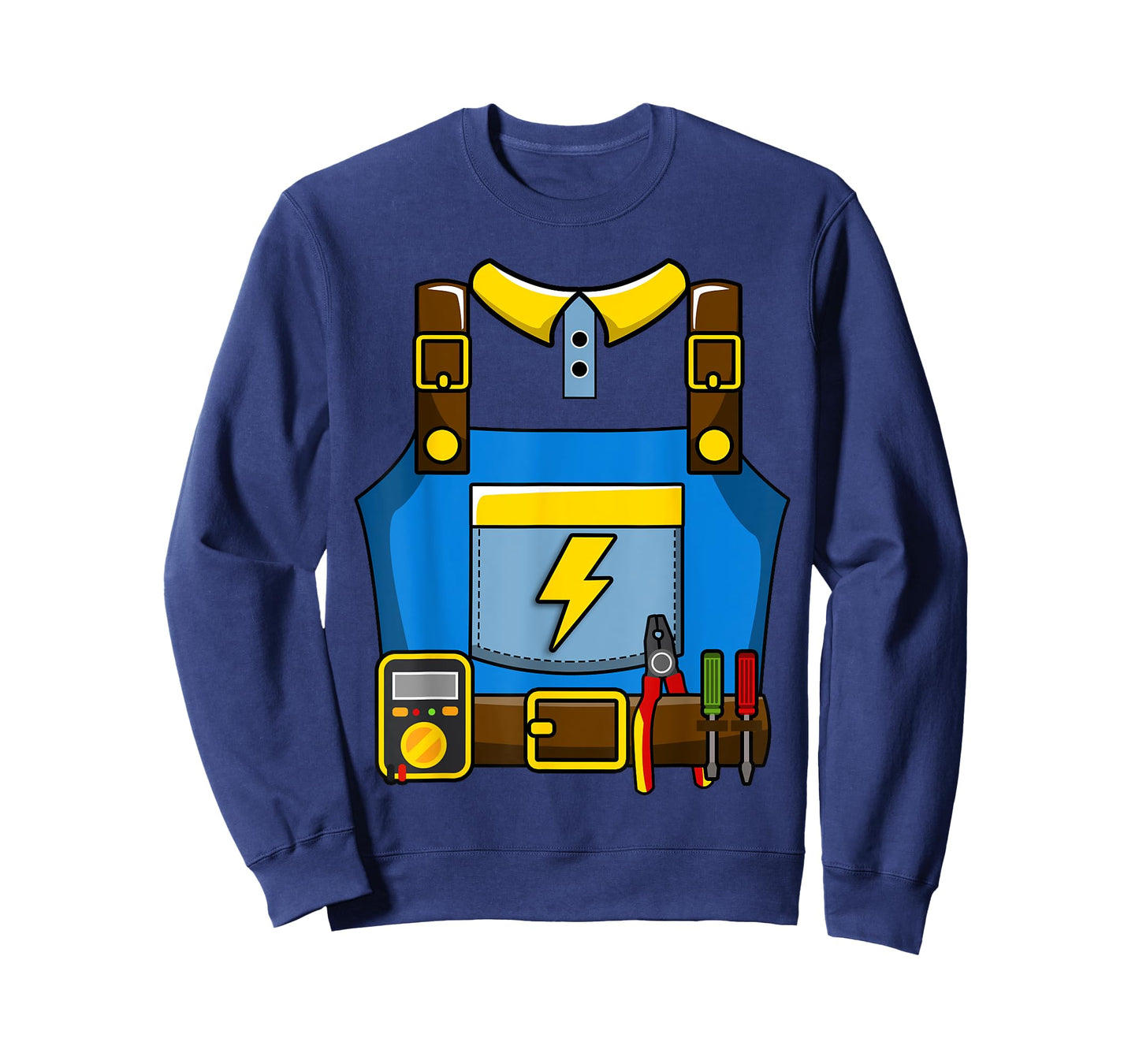 Adult Kid Halloween Lineman Electrician Costume T-Shirt