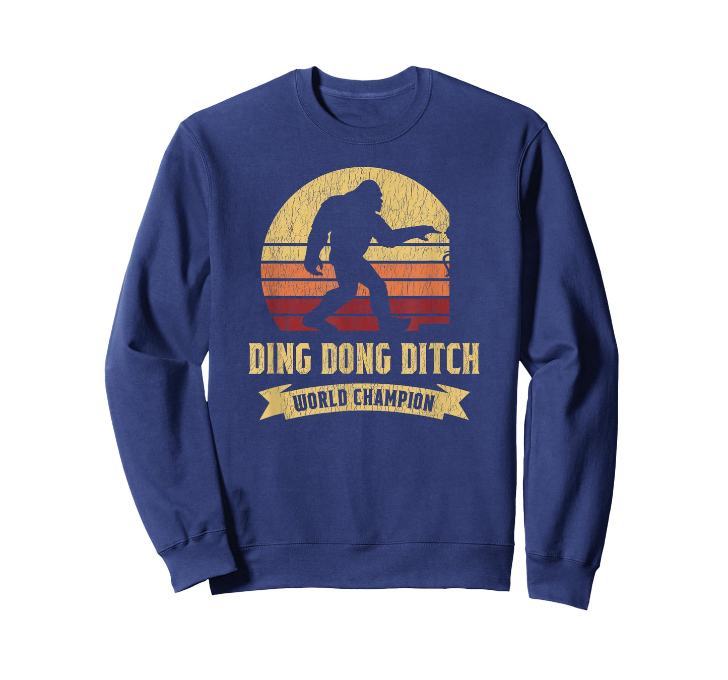 Funny Bigfoot Shirt Ding Dong Ditch World Champion T-Shirt