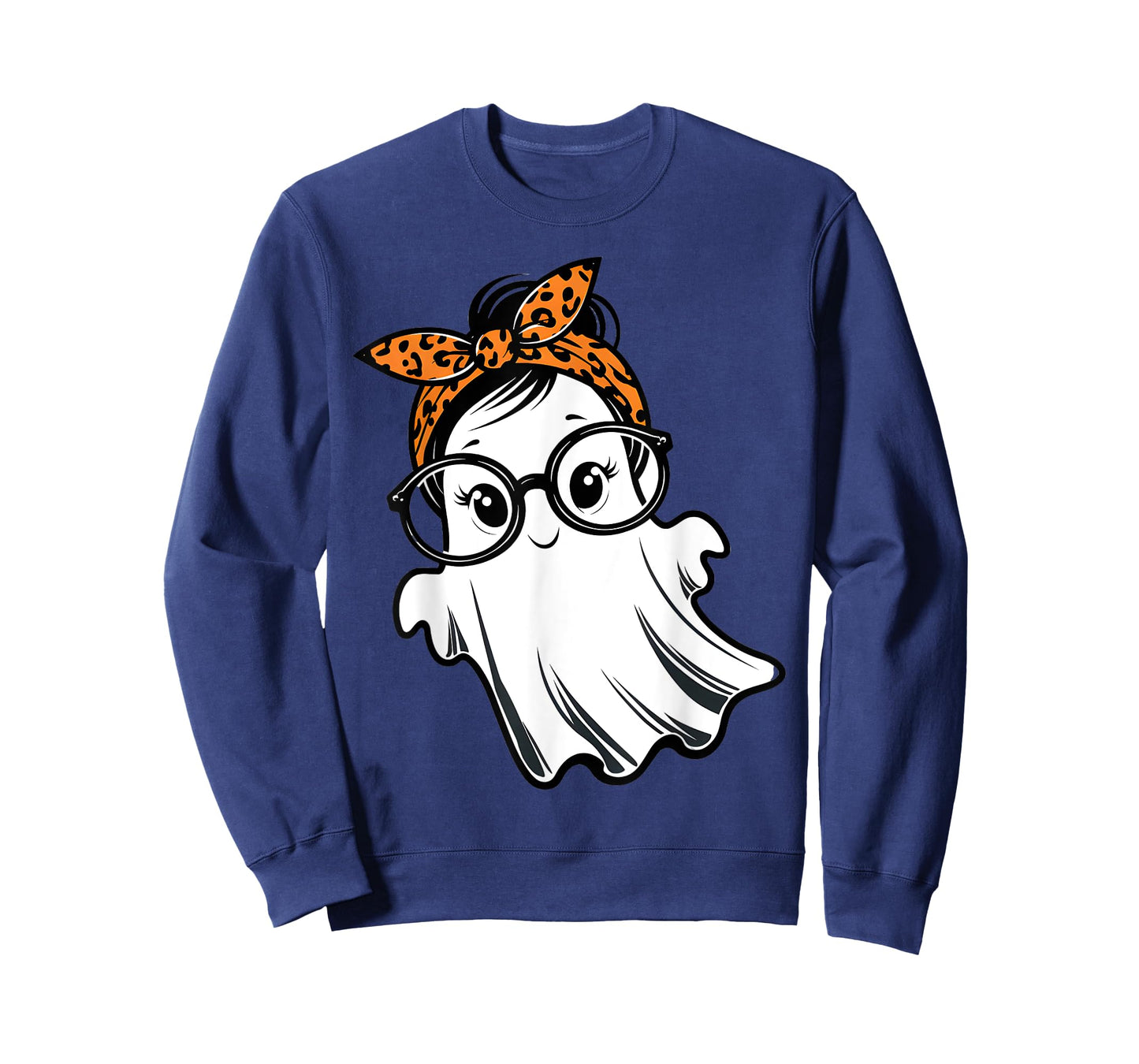 Halloween Ghost Glasses Girl Ghost Costume Eyeglass Women T-Shirt