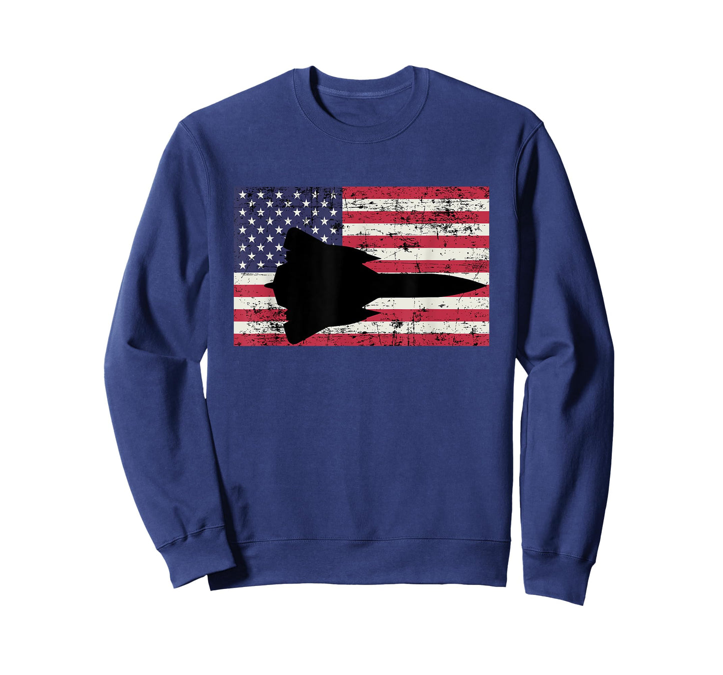 Patriotic SR-71 Blackbird jet American flag Women Men T-Shirt