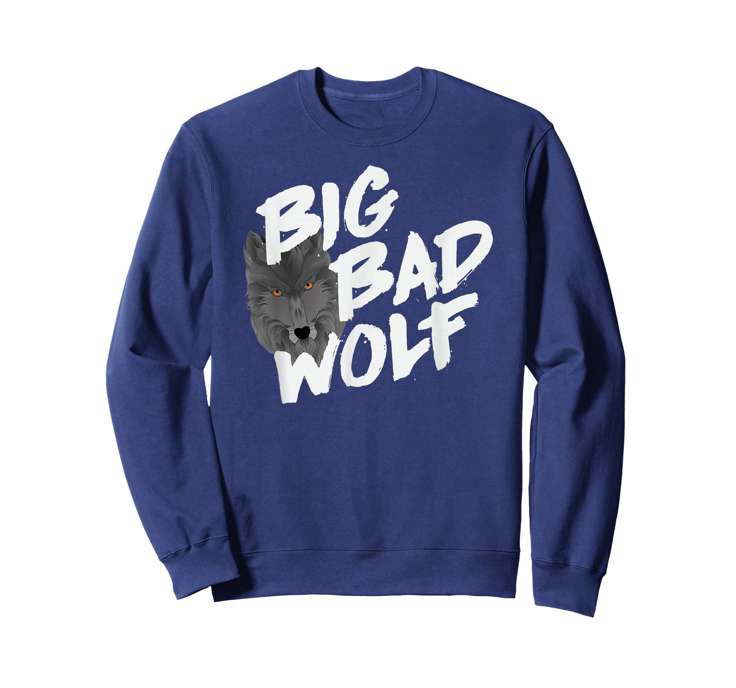 Big Bad Wolf T-shirt Wolf Face Funny Wolf Tee T-Shirt
