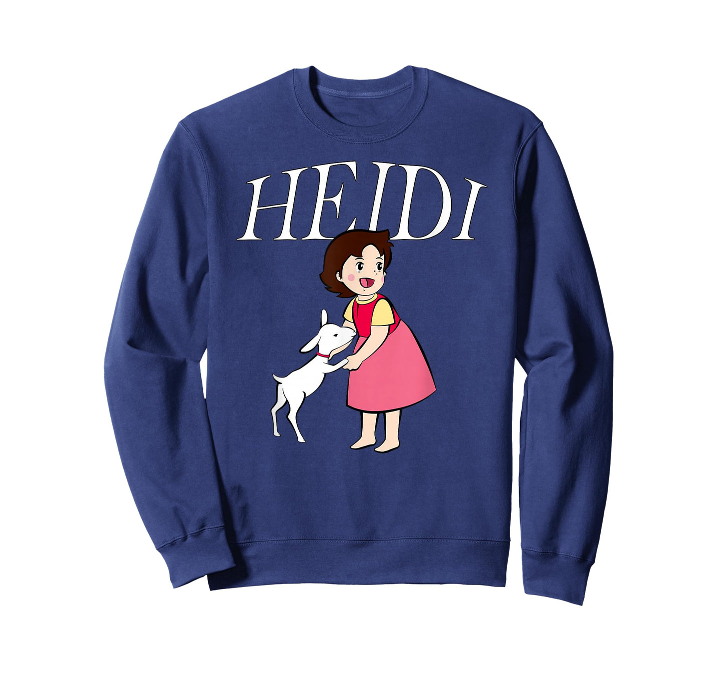 Heidi with Goat Cute Cartoon TV Series with Logo T-Shirt