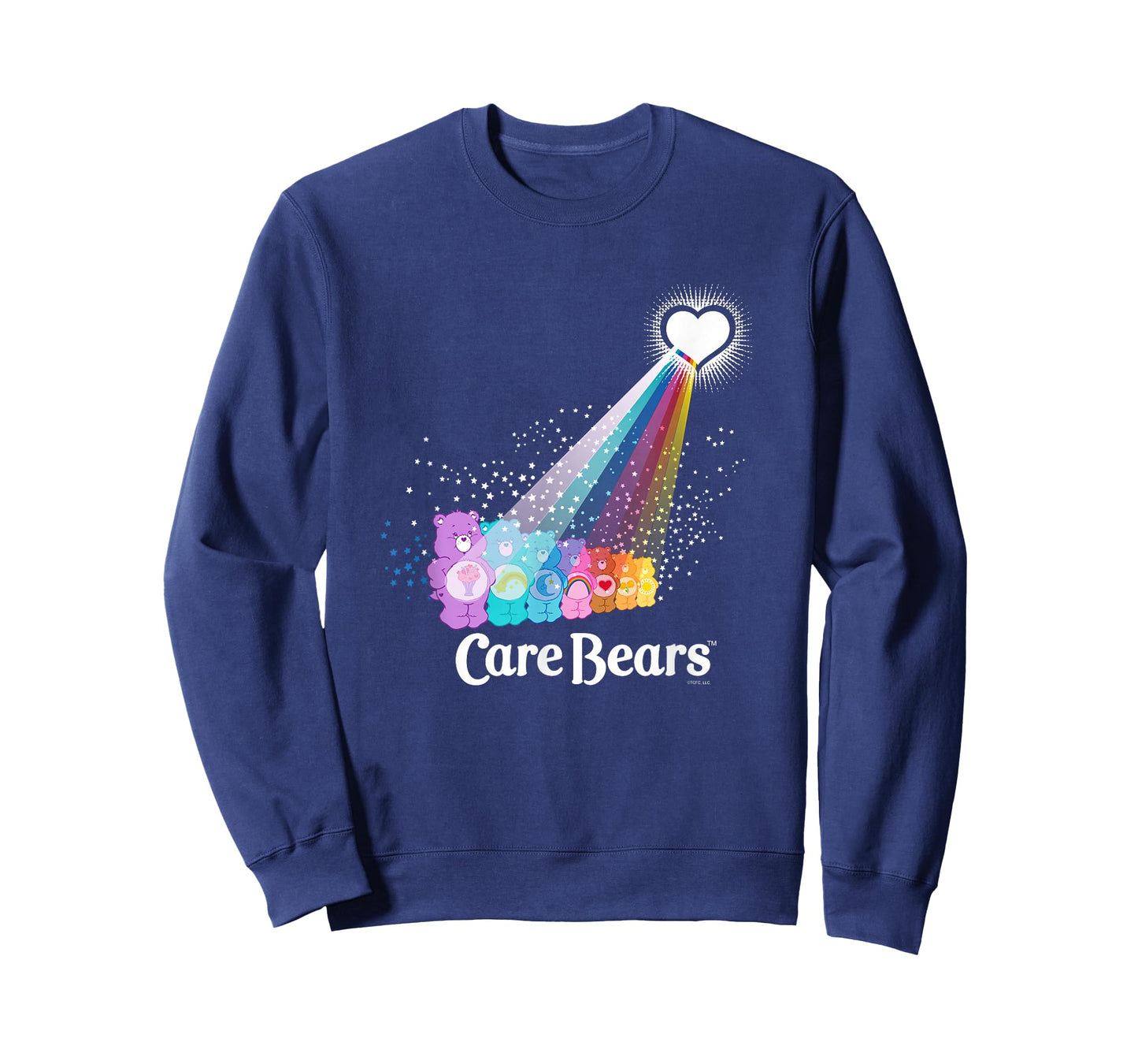 Care Bears Love Light Glow Rainbow Retro Cartoon T-Shirt