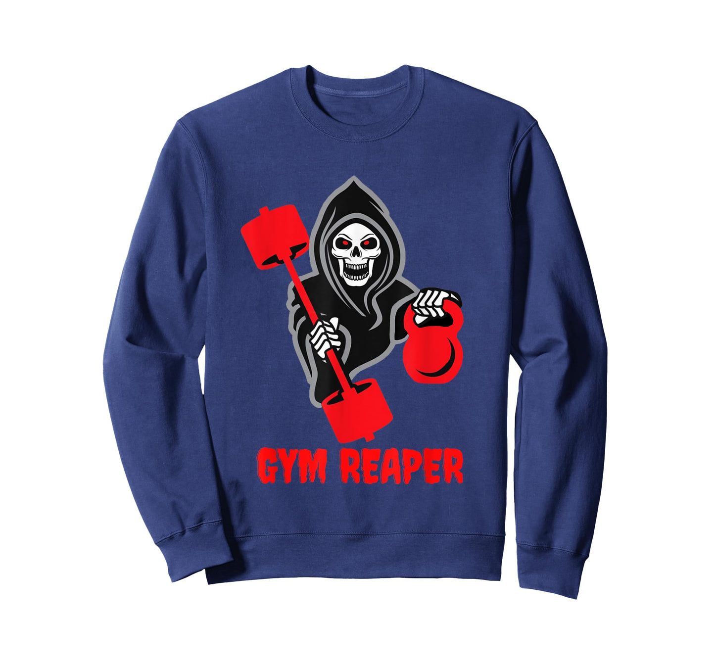 Gym Reaper Funny Halloween Workout T-Shirt