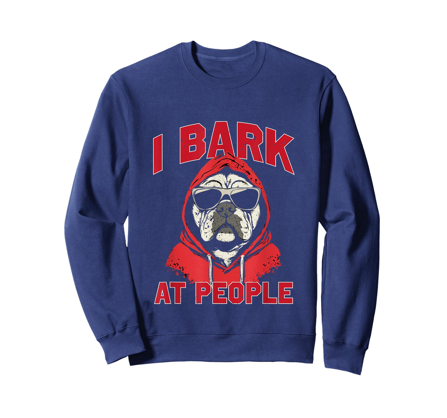 I Bark At People Tee - Funny Georgia Fan Merch T-Shirt