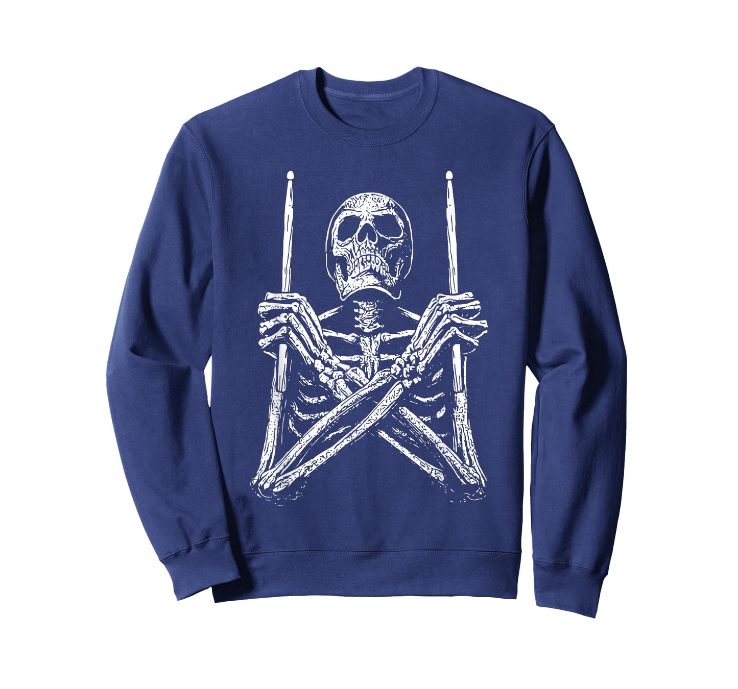 Skeleton Drummer Halloween Costume Percussion Drum Player T-Shirt