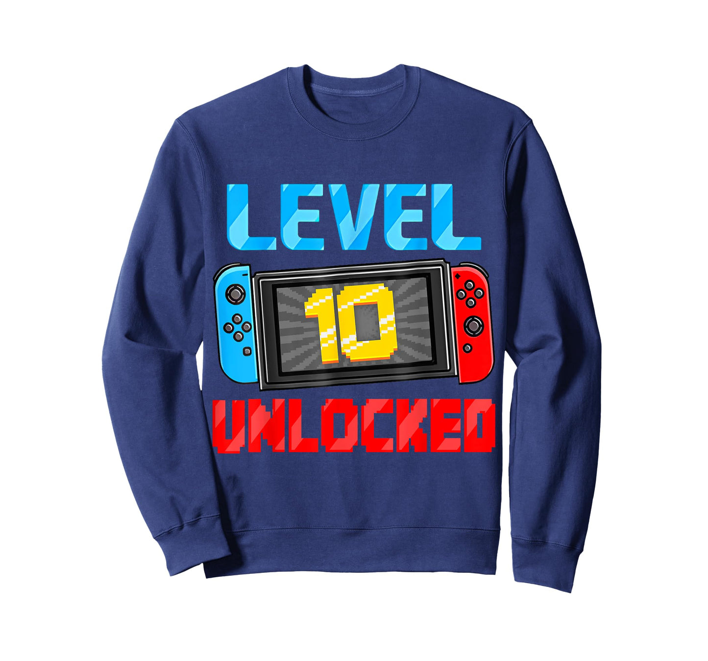 Level 10 Unlocked Gamer 10th Birthday Gift Video Game Boys T-Shirt