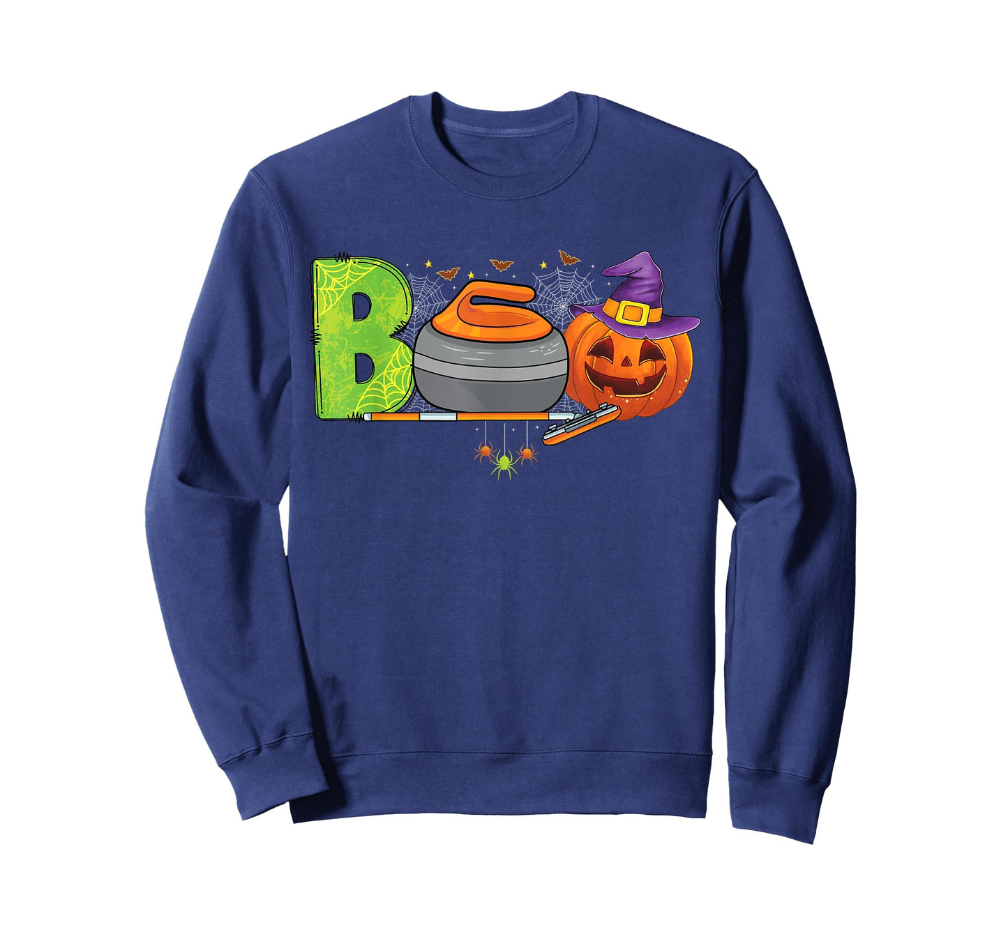 Boo Curling Player ice Sports Curling Halloween costume T-Shirt