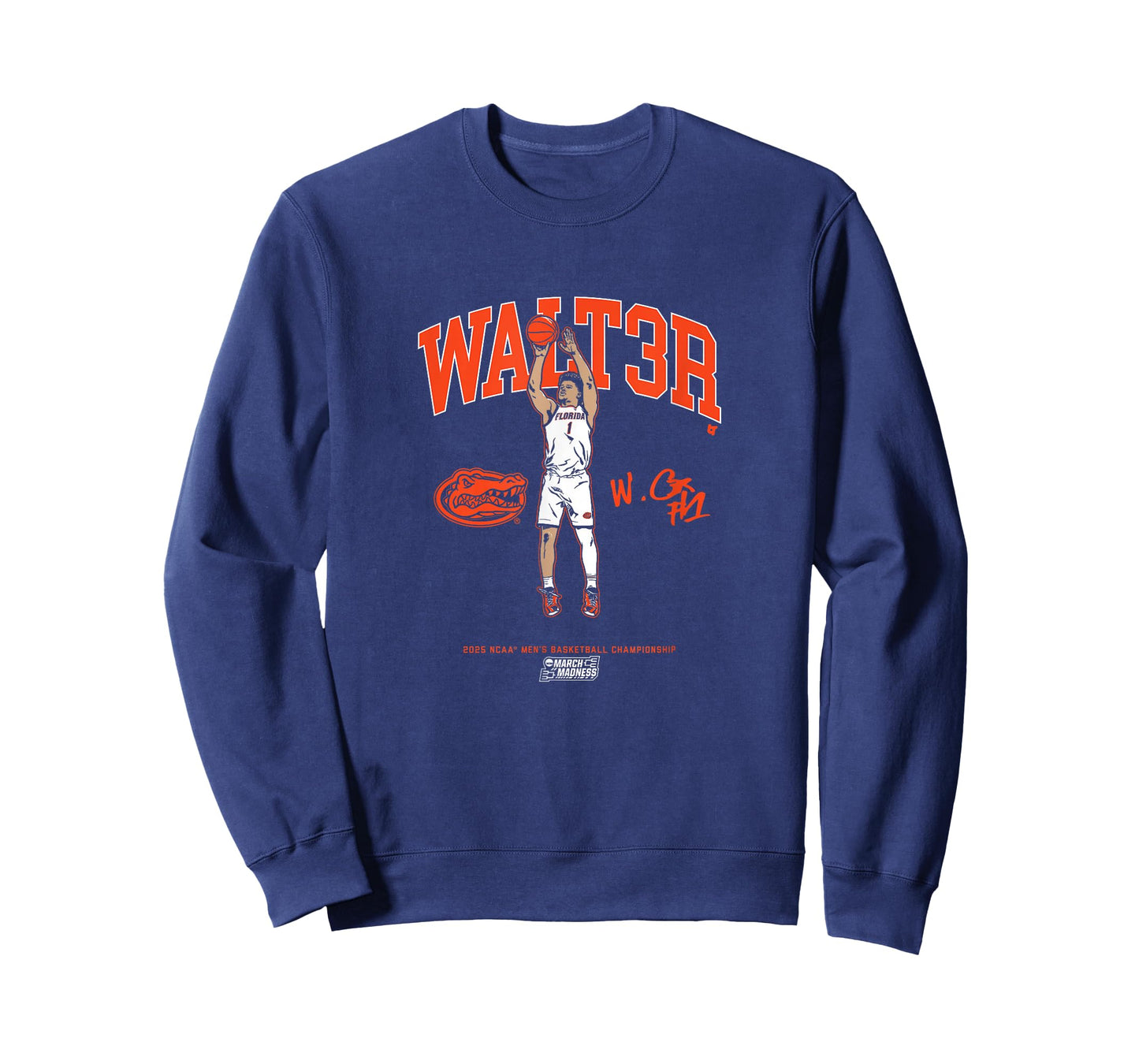Walter Clayton Jr. - WALT3R - Florida Basketball - NCAA T-Shirt