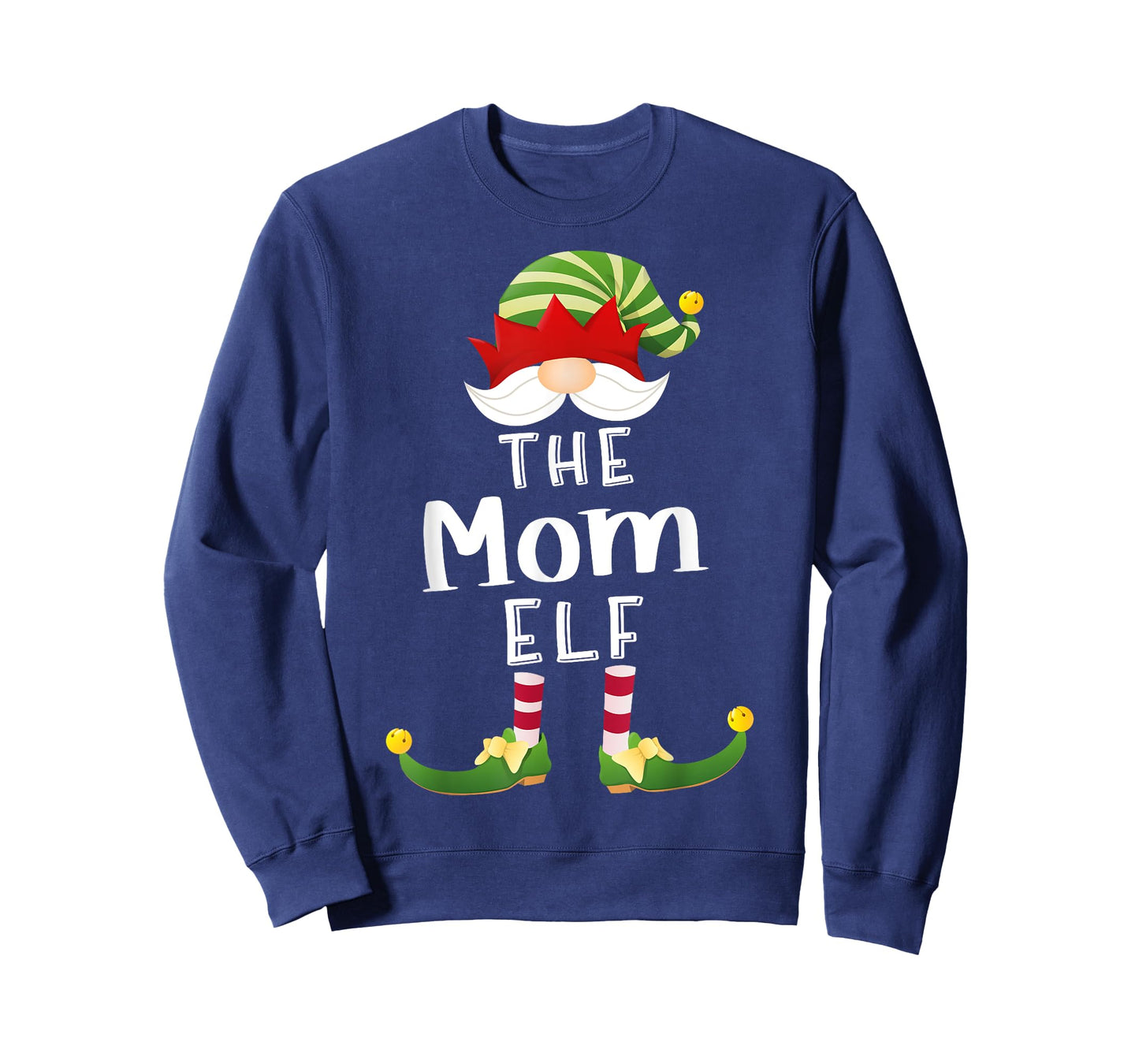 Mom Elf Group Christmas Funny Pajama Party T-Shirt