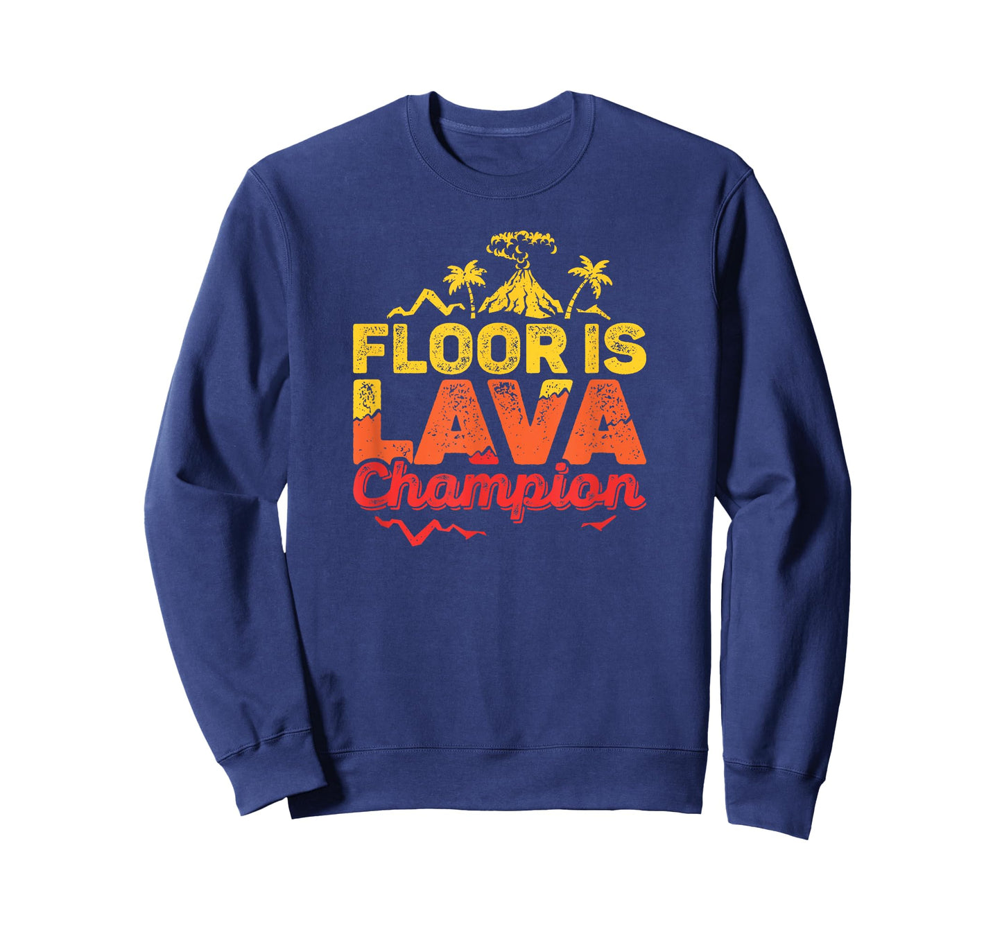 Floor Is Lava Game Champion With Volcano Kids Recess Play T-Shirt