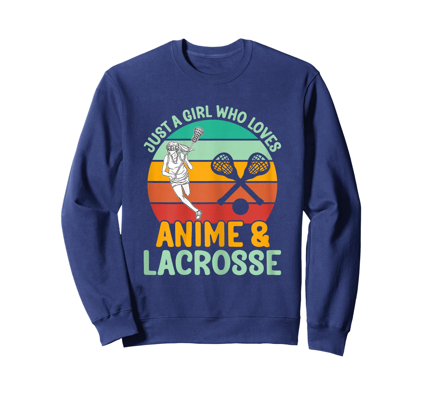 Just a Cute Girl Who Loves Anime & Lacrosse T-Shirt