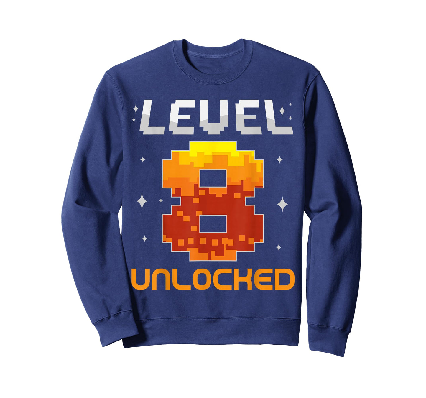 Level 8 Unlocked 8th Birthday Eight Years Old Gamer Gaming T-Shirt
