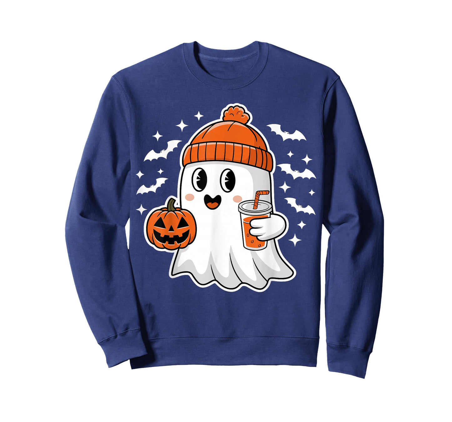 Halloween Ghost Drink Pumpkin T-Shirt