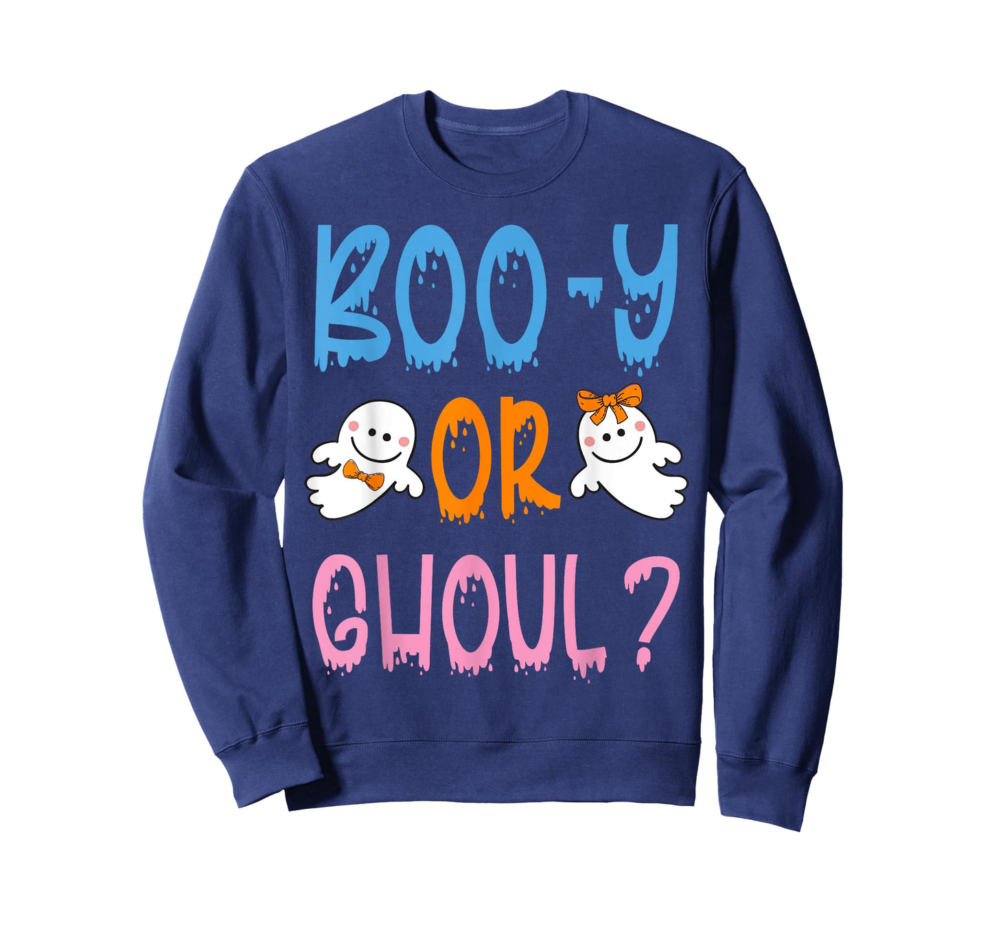 Boo-y or Ghoul? - Halloween Gender Reveal Design T-Shirt