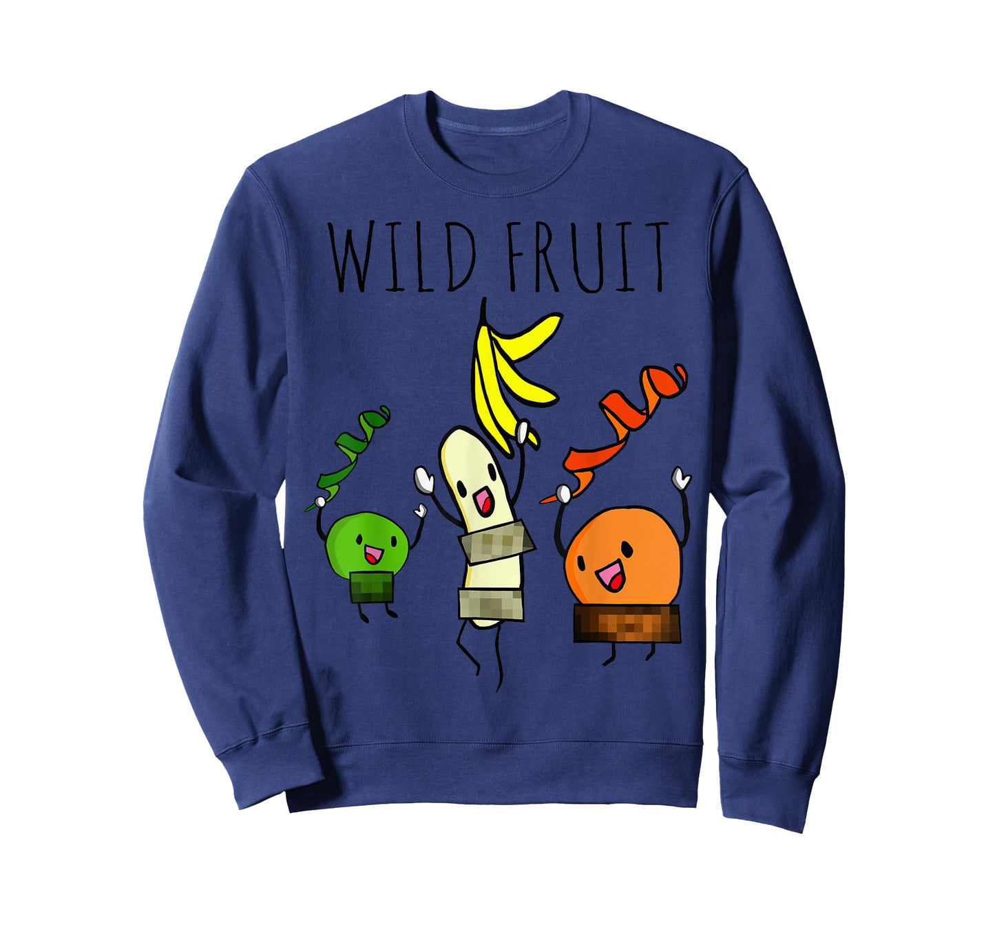 Wild Fruit Orange Lime and Banana Nude Stripper Funny Shirt