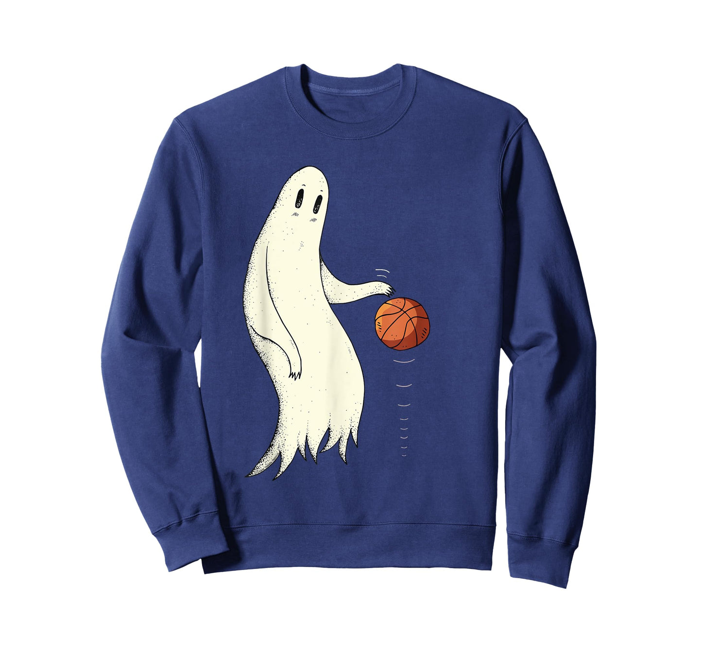 Funny Cool Ghost Dribbling Basketball - Halloween Basketball T-Shirt