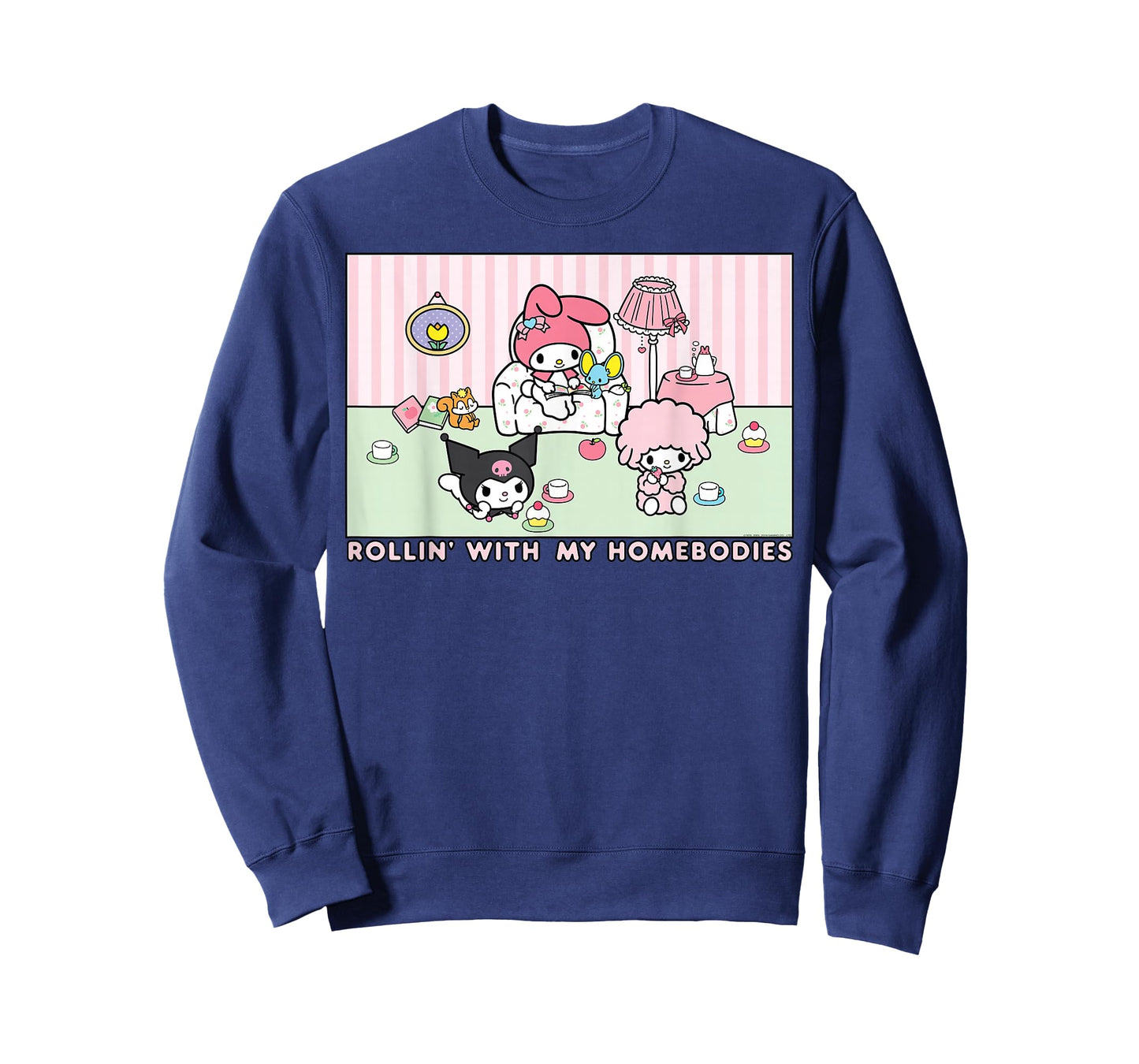 My Melody and Kuromi Rollin with My Homebodies T-Shirt Small