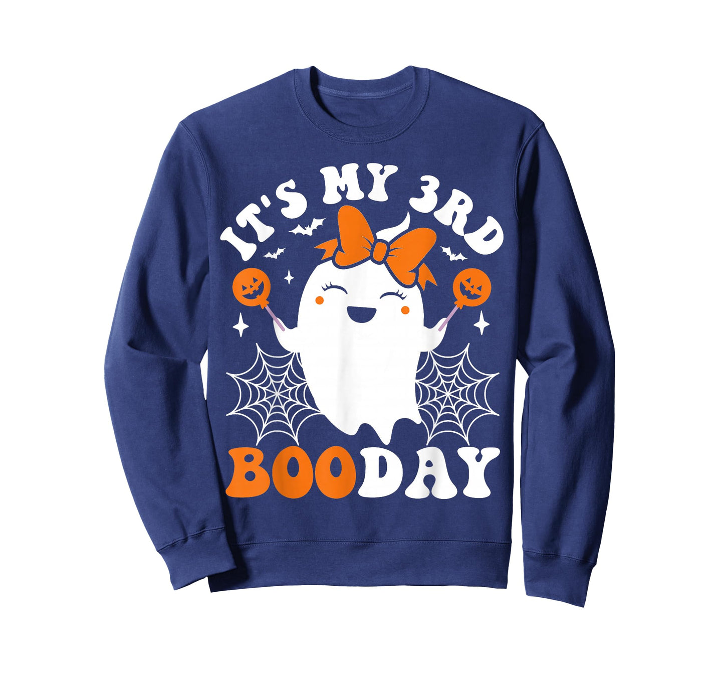 It's My 3rd Boo Day, Funny Halloween Ghost 3rd Birthday Girl T-Shirt