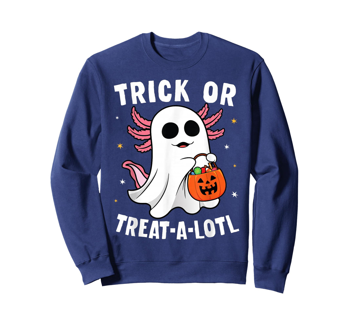 Trick or Treat A Lotl Axolotl Halloween Costume Toddler Kids T-Shirt