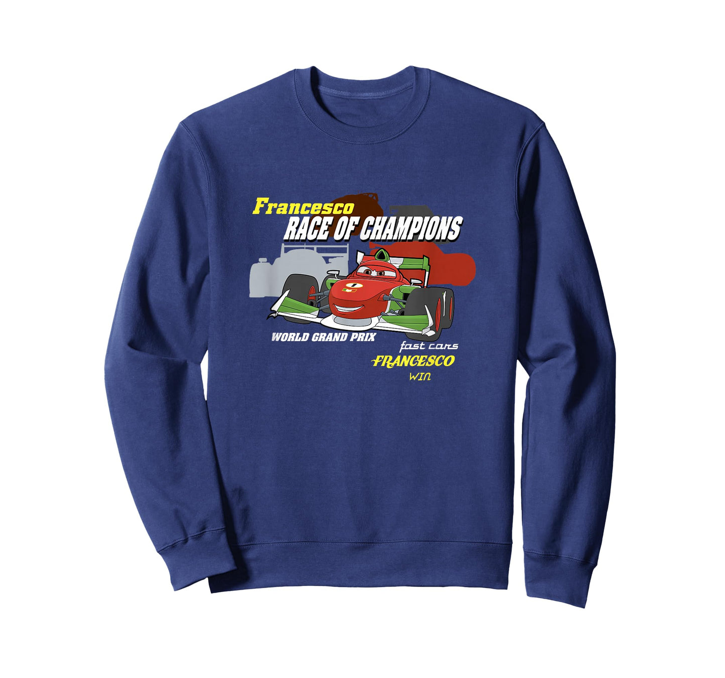 Disney Pixar Cars 2 Francesco Bernoulli Race Of Champions T-Shirt