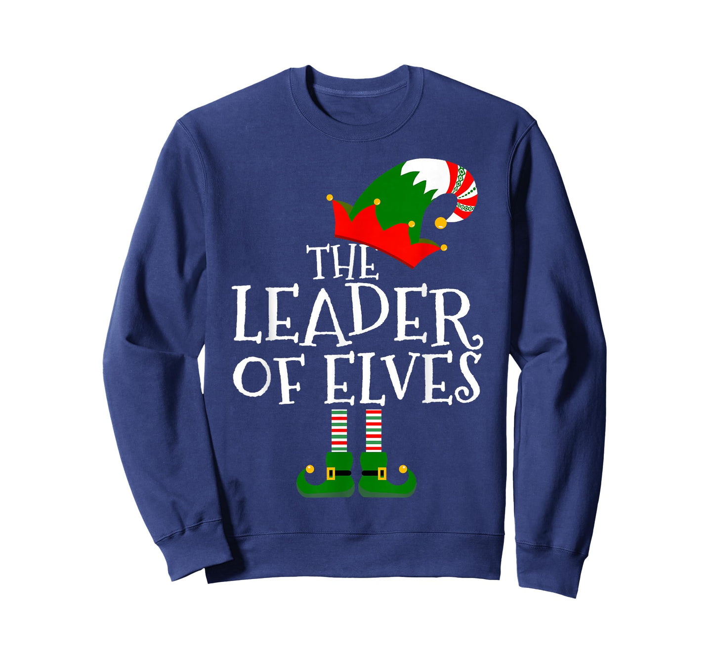 The Leader of Elves Matching Family Group Gift Elf Christmas T-Shirt