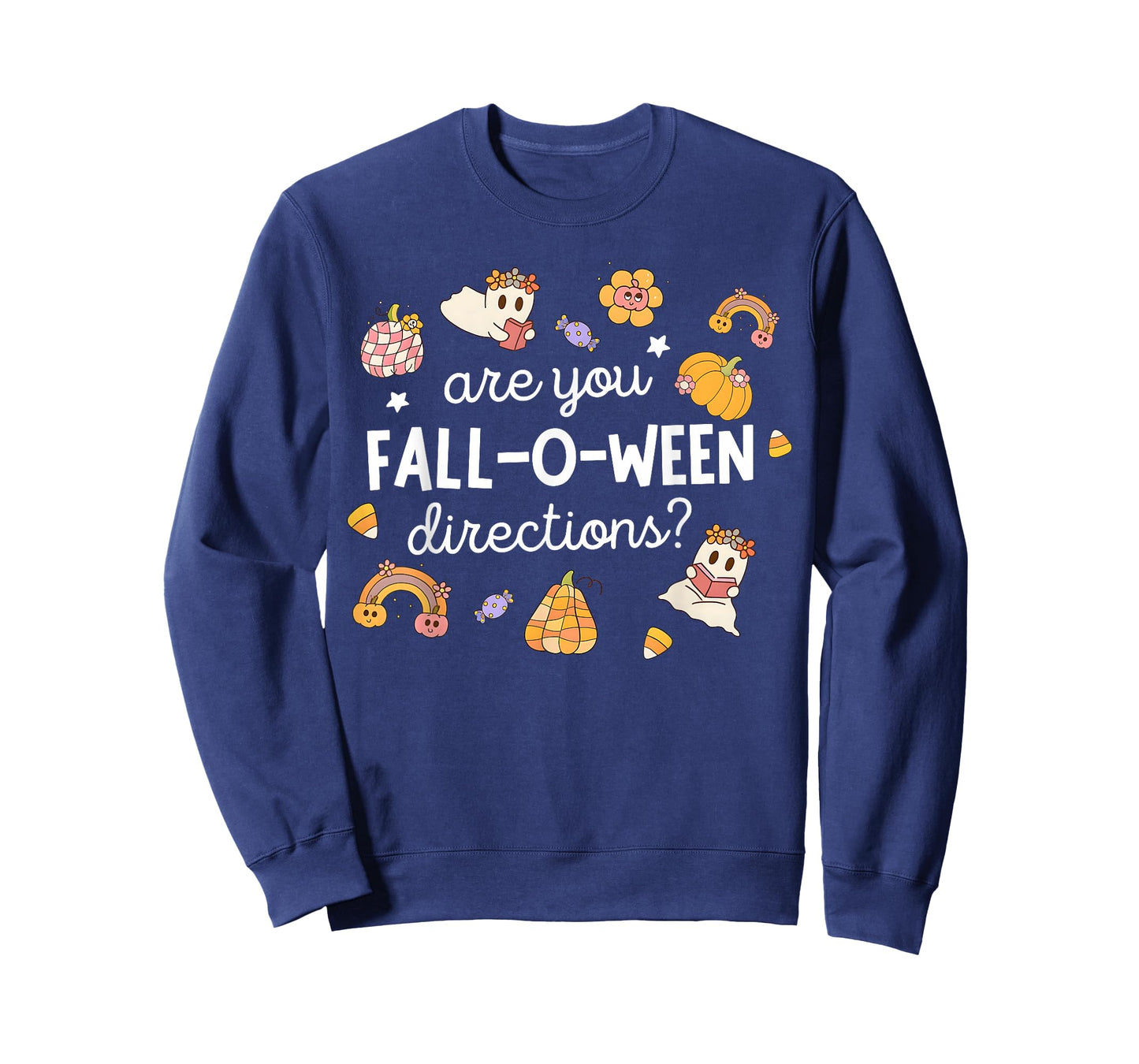 are You Fall O Ween Directions Halloween Teacher Ghosts T-Shirt