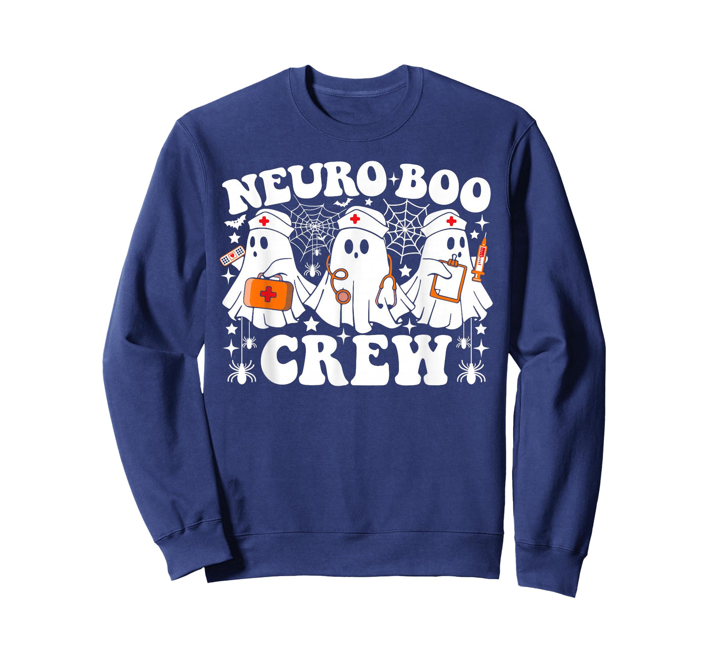 Neuro Boo Crew Nurse Funny Ghost Halloween T-Shirt