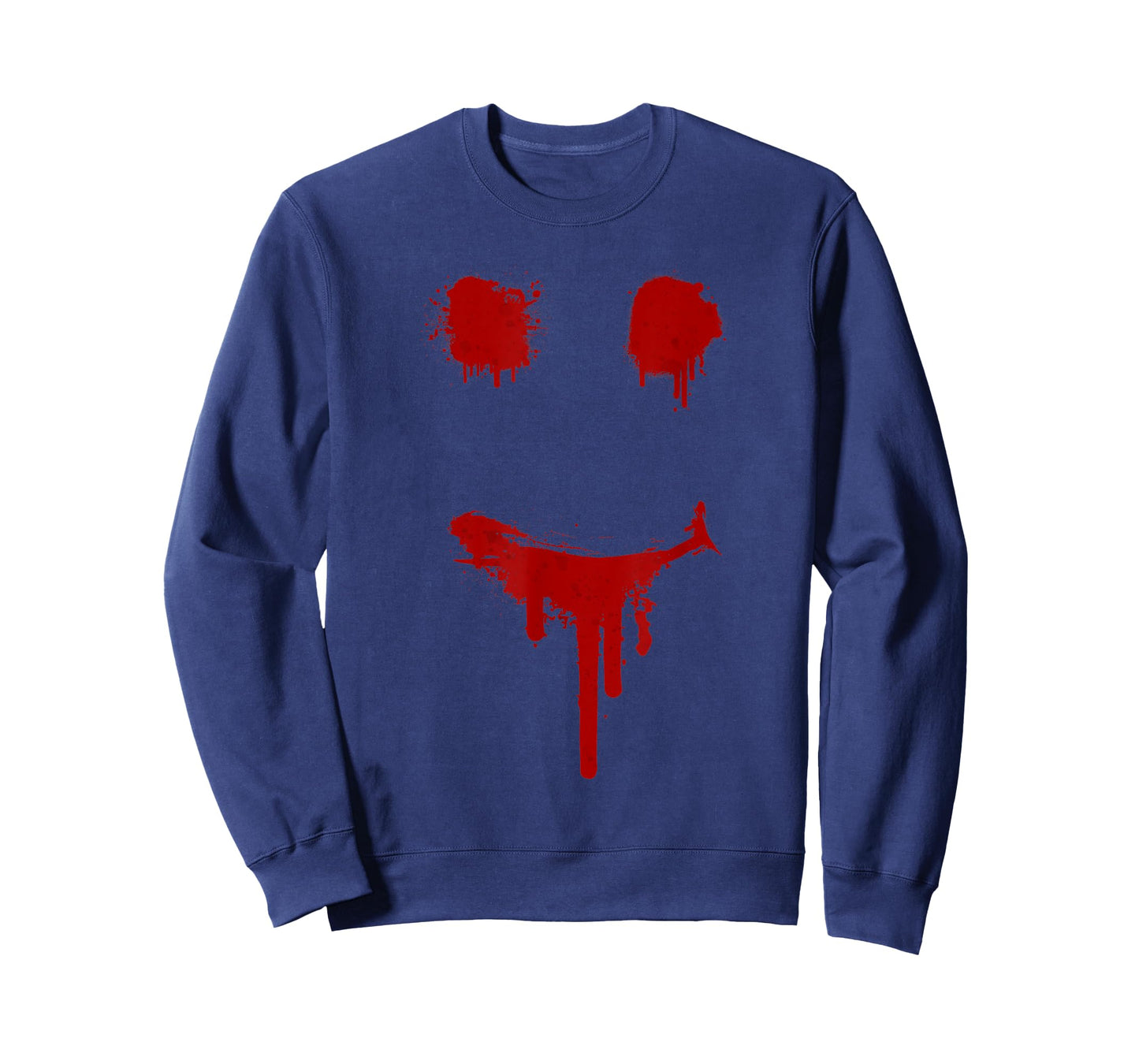 Bloody Halloween Costume I Blood Splatter Smile T-Shirt