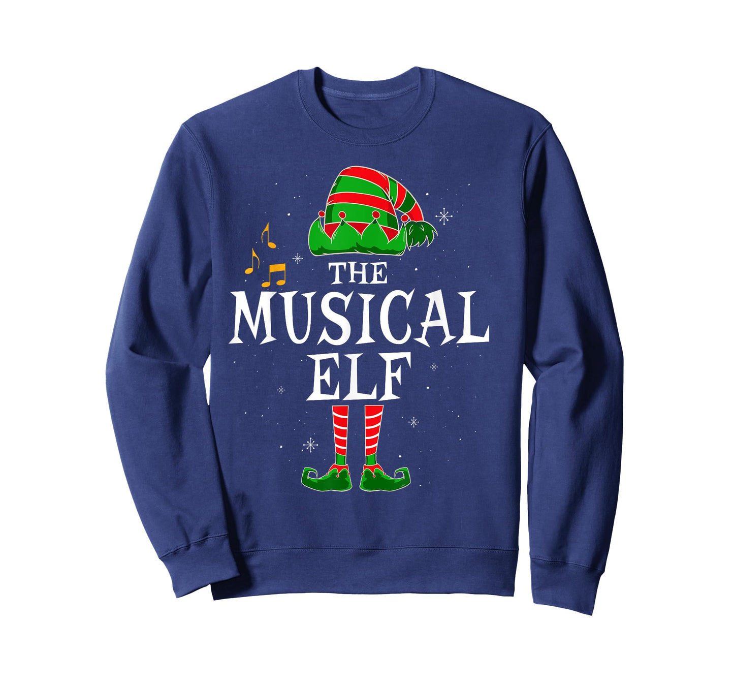 The Musical Elf Group Matching Family Christmas Music Funny T-Shirt